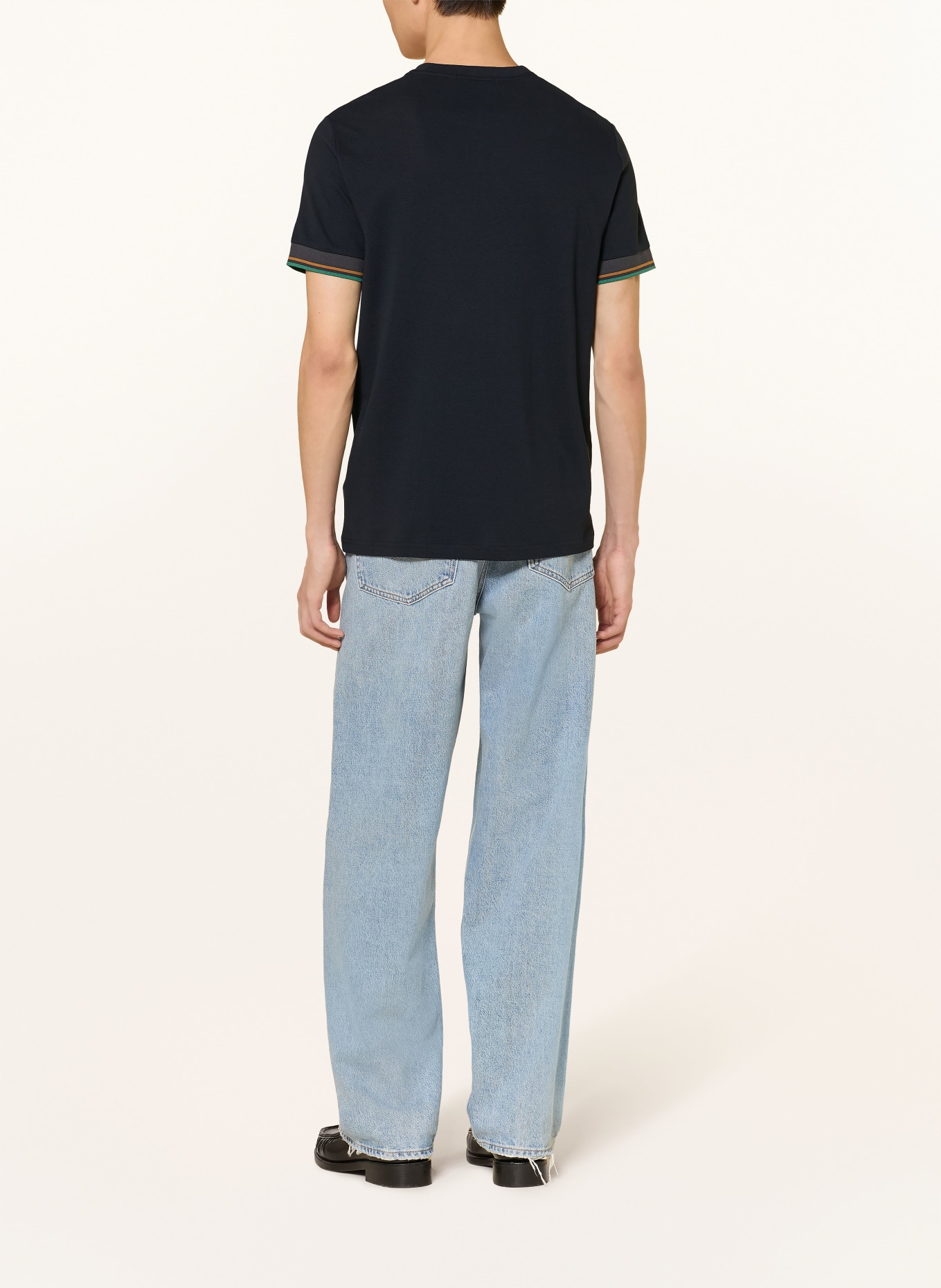 FRED PERRY T-Shirt: DUNKELBLAU