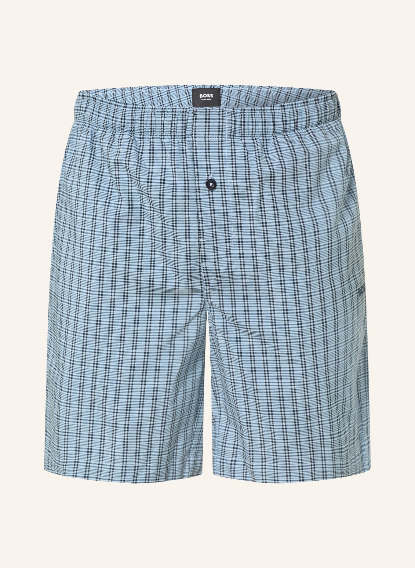 BOSS Short de nuit CHRIS: BLEU CLAIR / BLEU FONCÉ