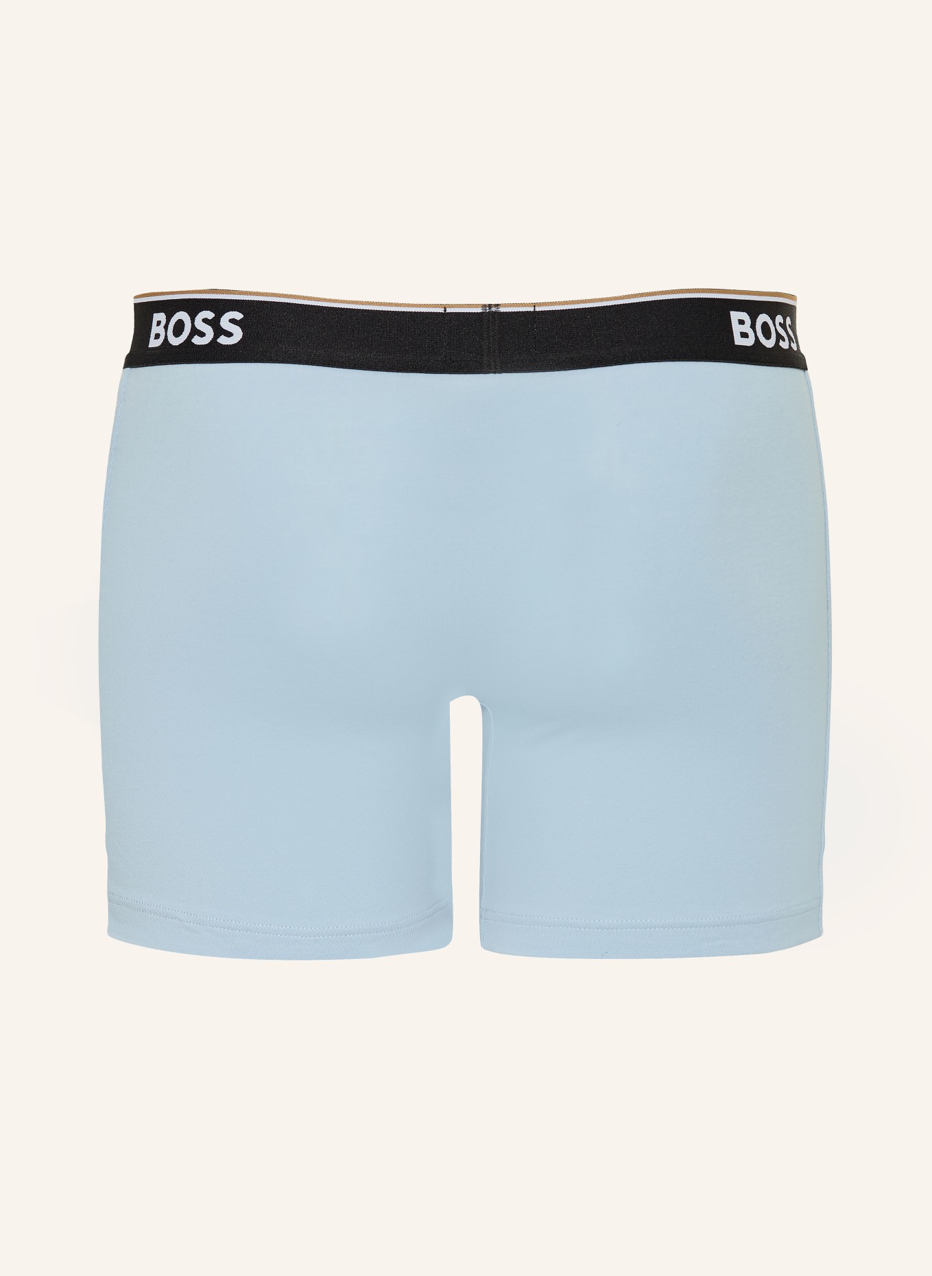 BOSS Lot de 3 boxers POWER: BLEU / BLEU CLAIR / NOIR