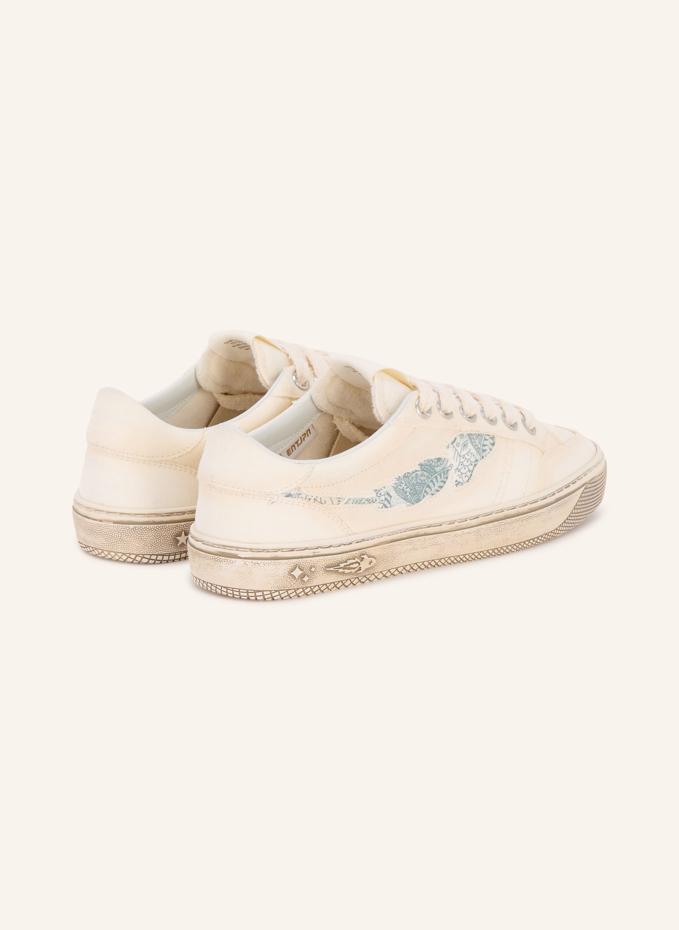ENTERPRISE JAPAN Sneaker JUPITER ROCKET: CREME / PETROL