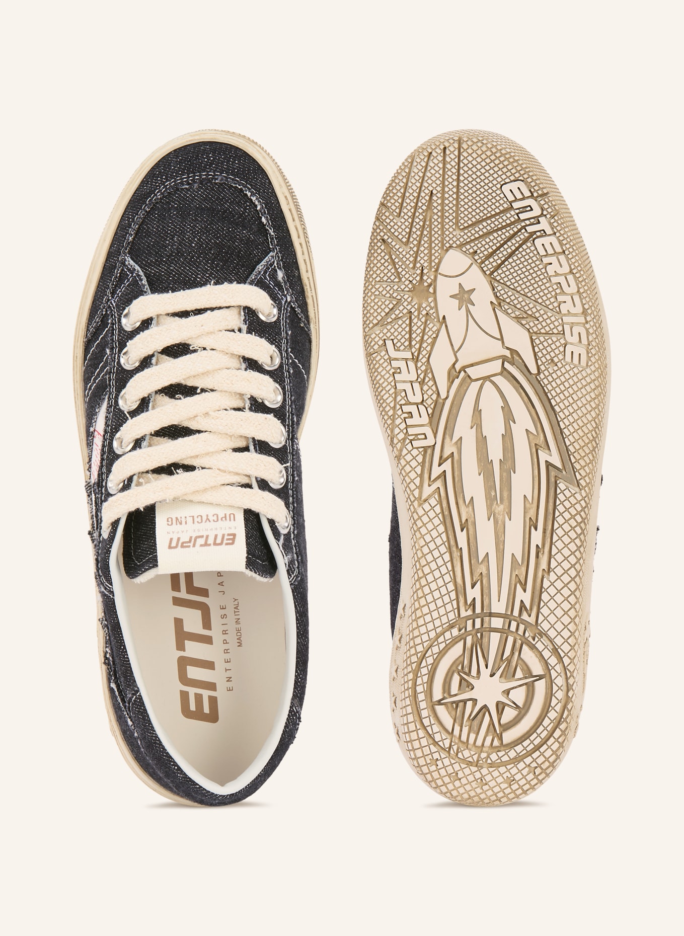 ENTERPRISE JAPAN JUPITER ROCKET 12 Sneakers: BLACK / RED