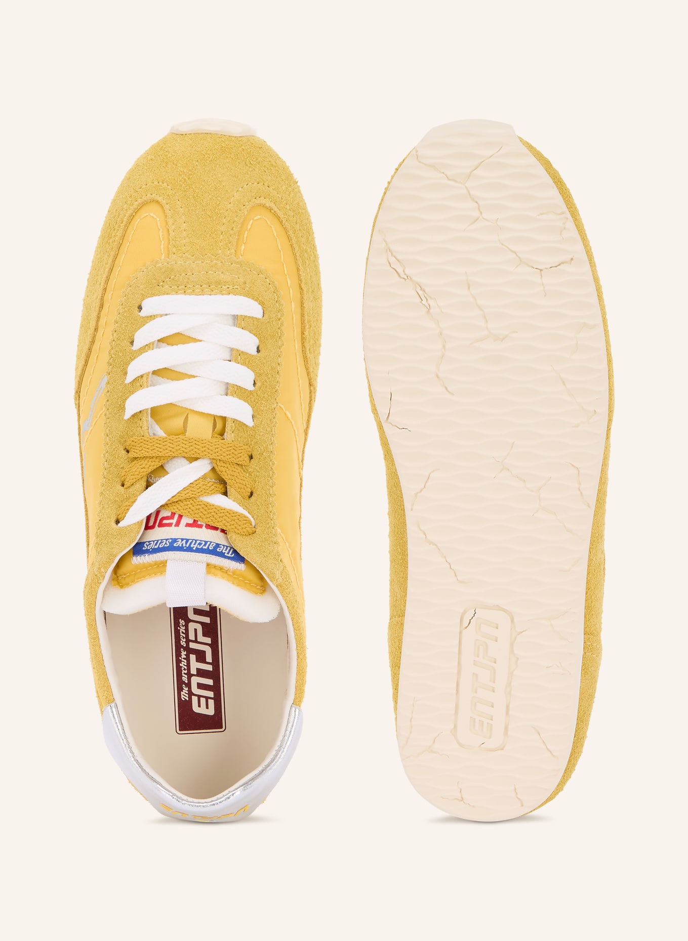 ENTERPRISE JAPAN Tenisky EJ OSAKA: ŽLUTÁ / STŘÍBRNÁ