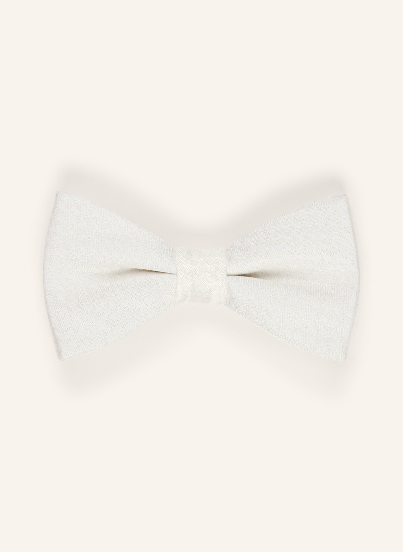 JOOP! Zestaw: muszka i poszetka: KREMOWY