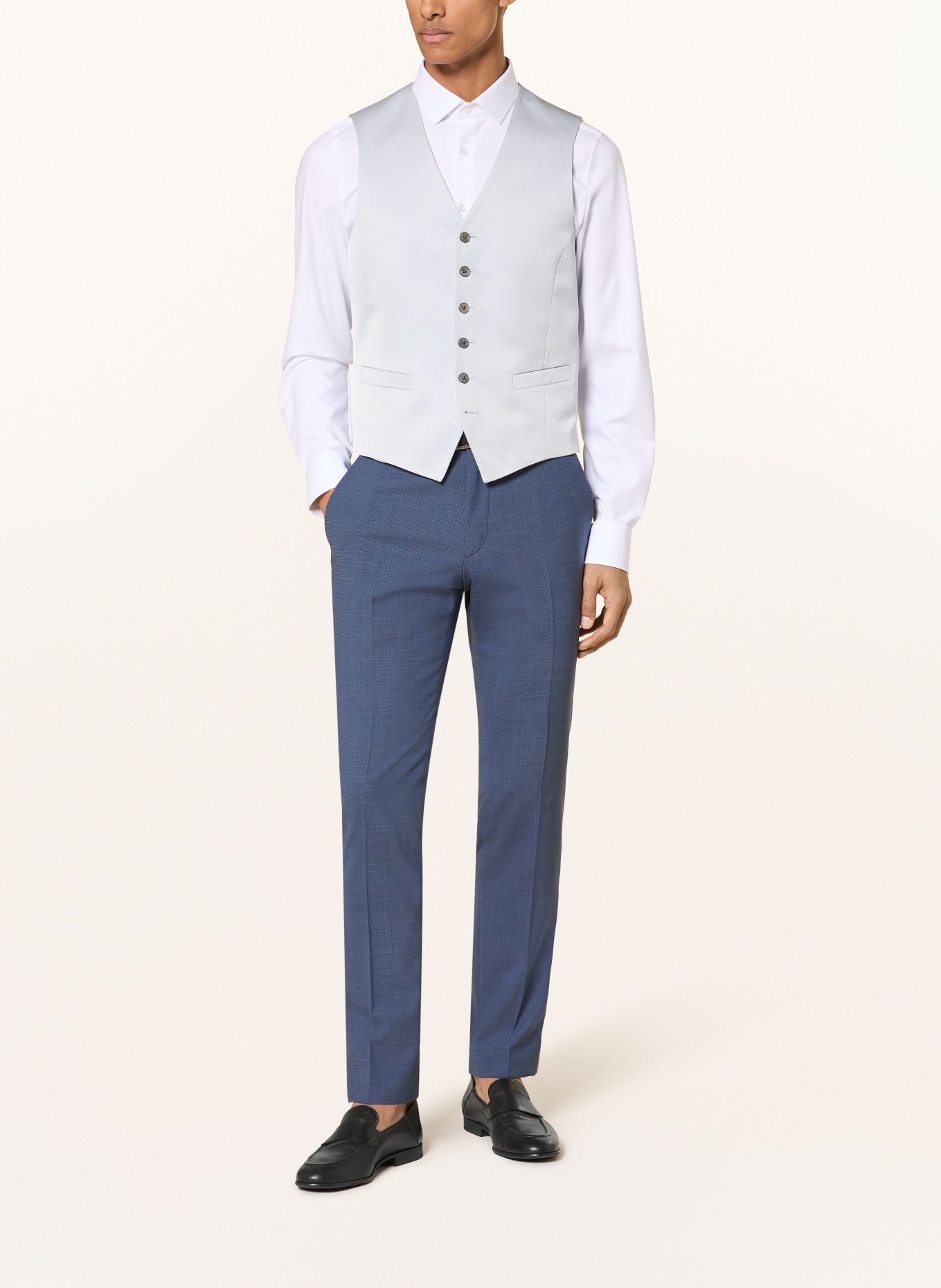 JOOP! Anzugweste WEAZER Extra Slim Fit: HELLBLAU