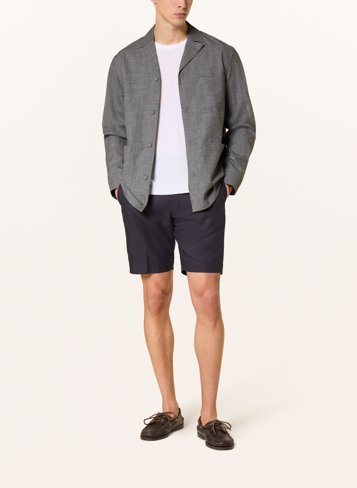 Officine Générale Szorty PHIL: GRANATOWY