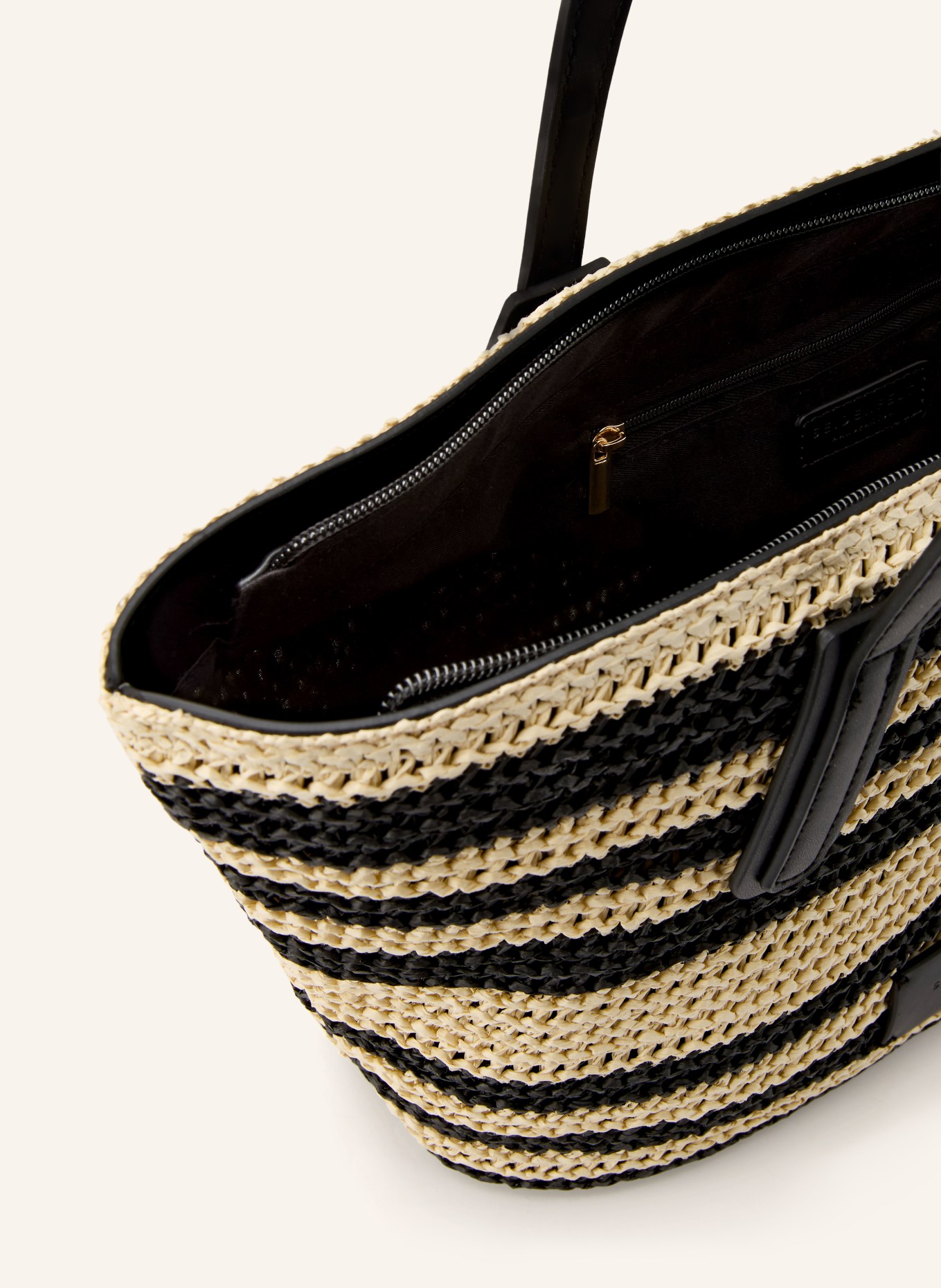 SEIDENFELT Winkel SAVONLINNA: BEIGE / ZWART