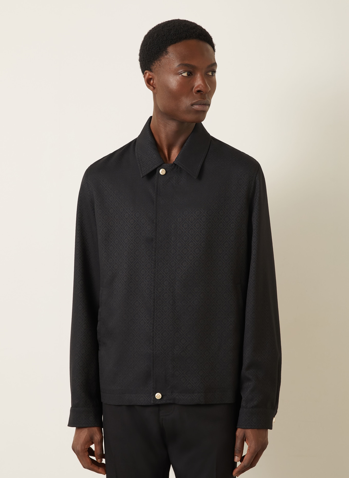 Casablanca Overjacket: SCHWARZ