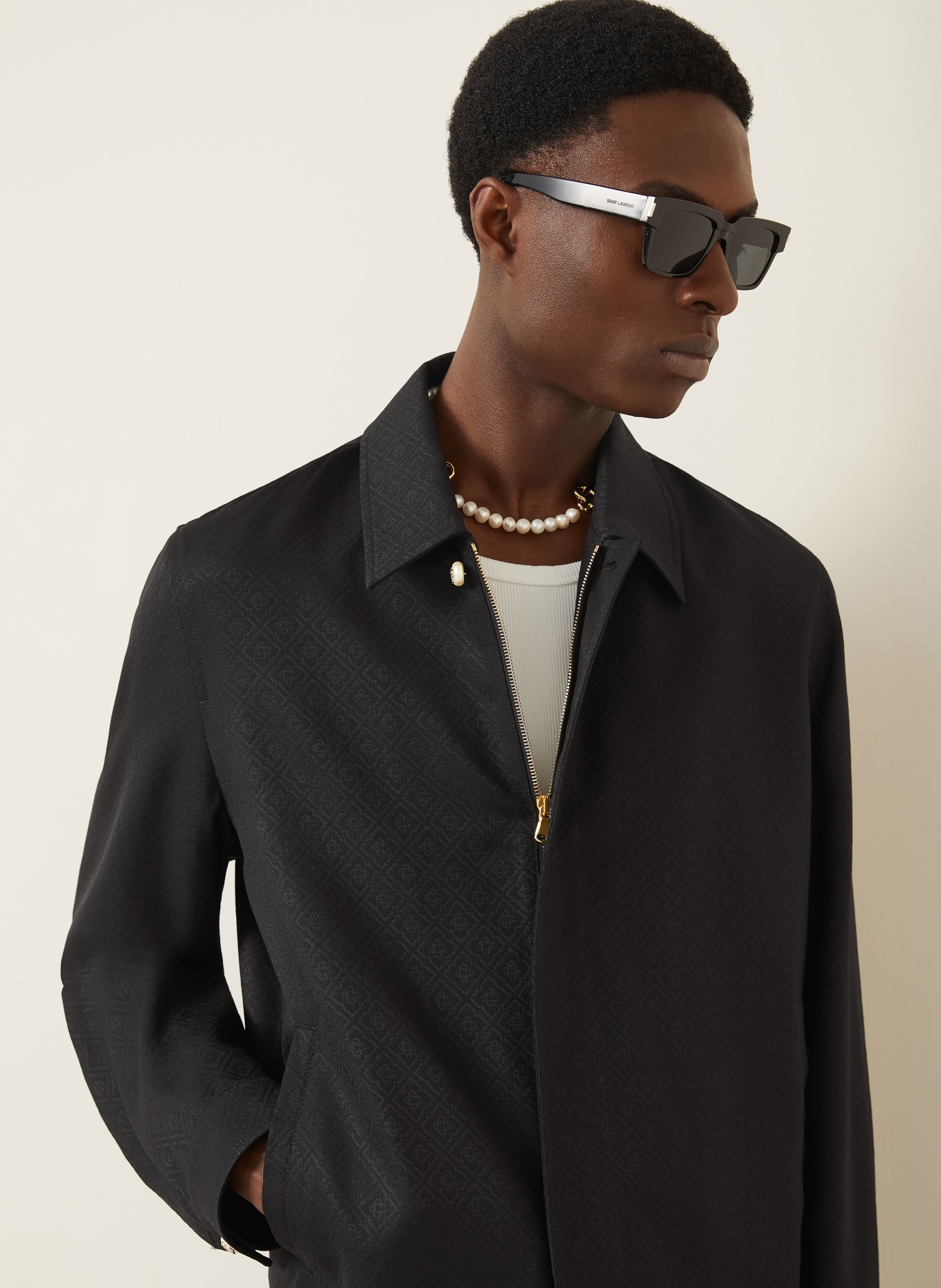 Casablanca Overjacket: SCHWARZ