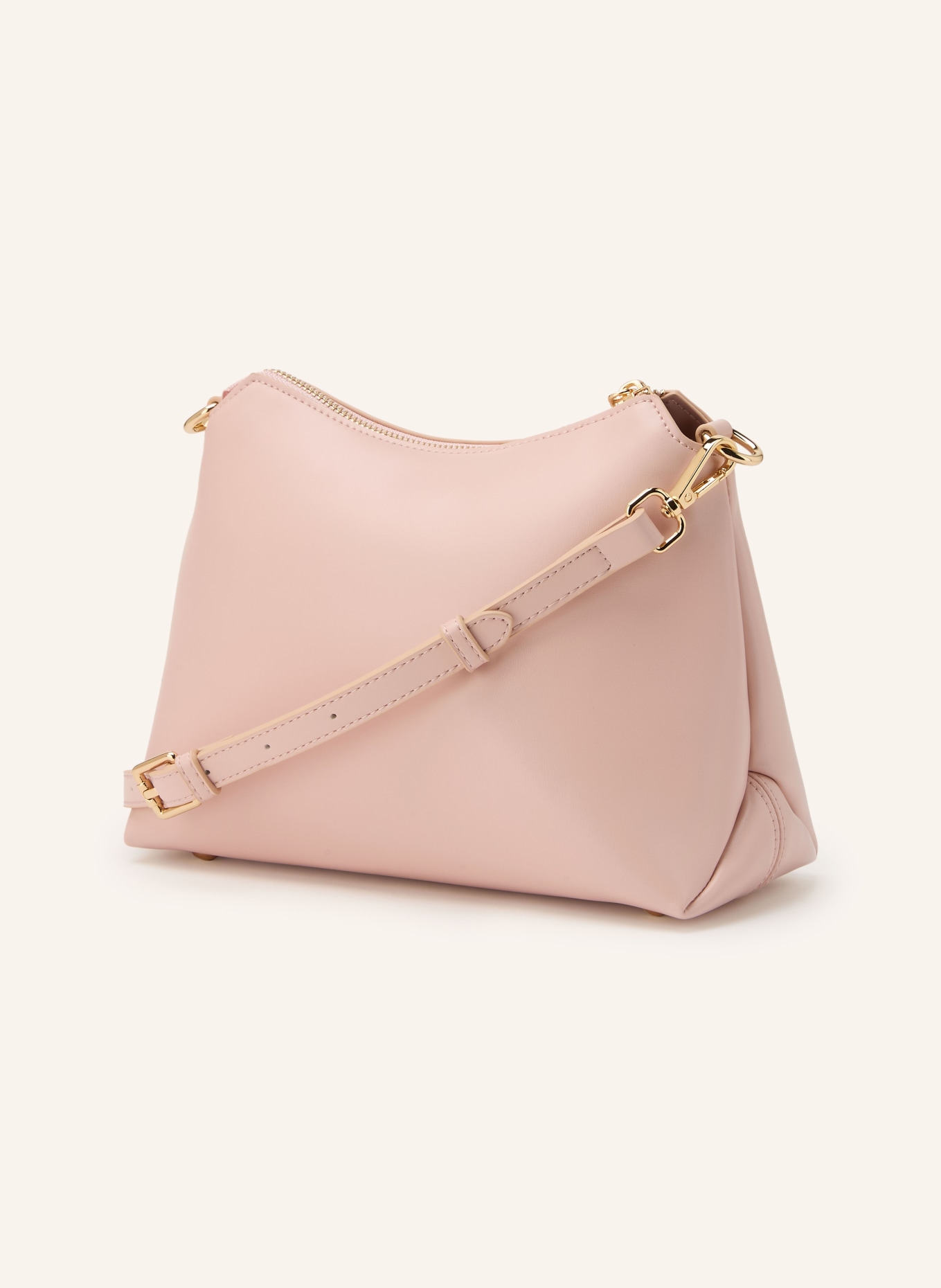 SEIDENFELT Schultertasche SUNDBY: ROSA / GOLD