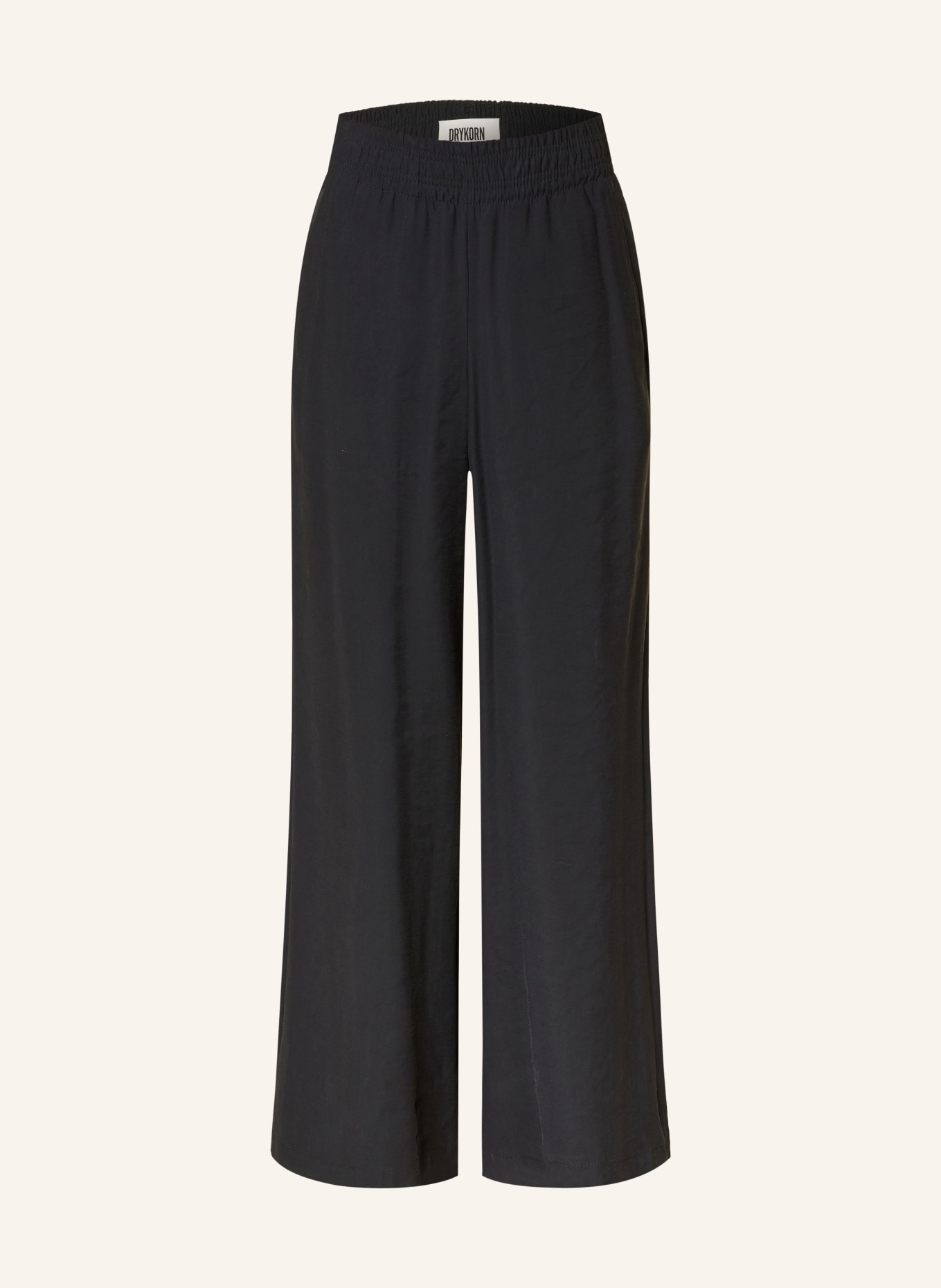 DRYKORN Wide leg trousers CEILING: BLACK