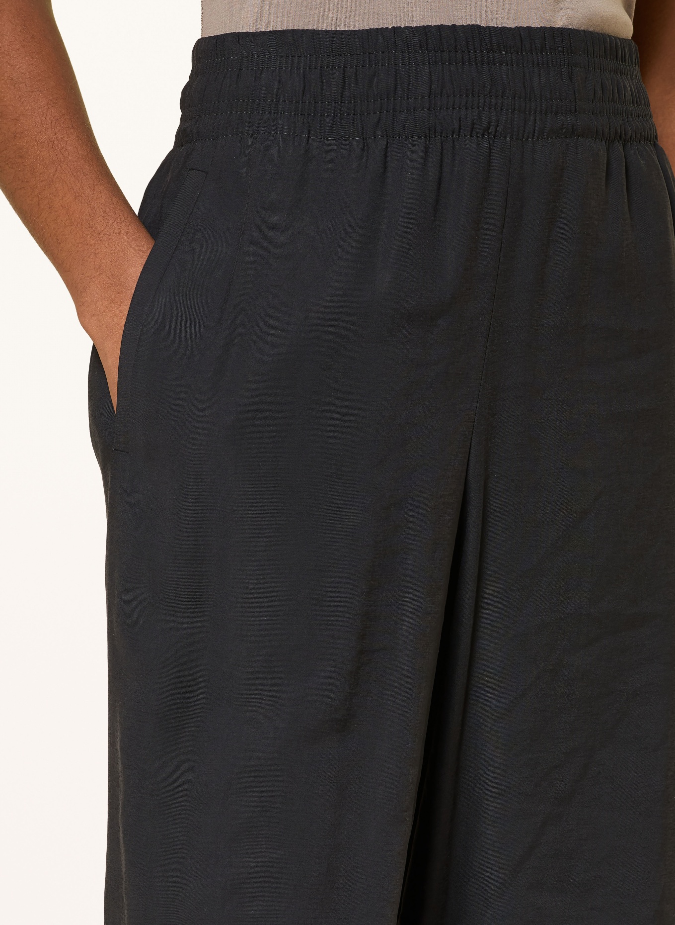 DRYKORN Wide leg trousers CEILING: BLACK