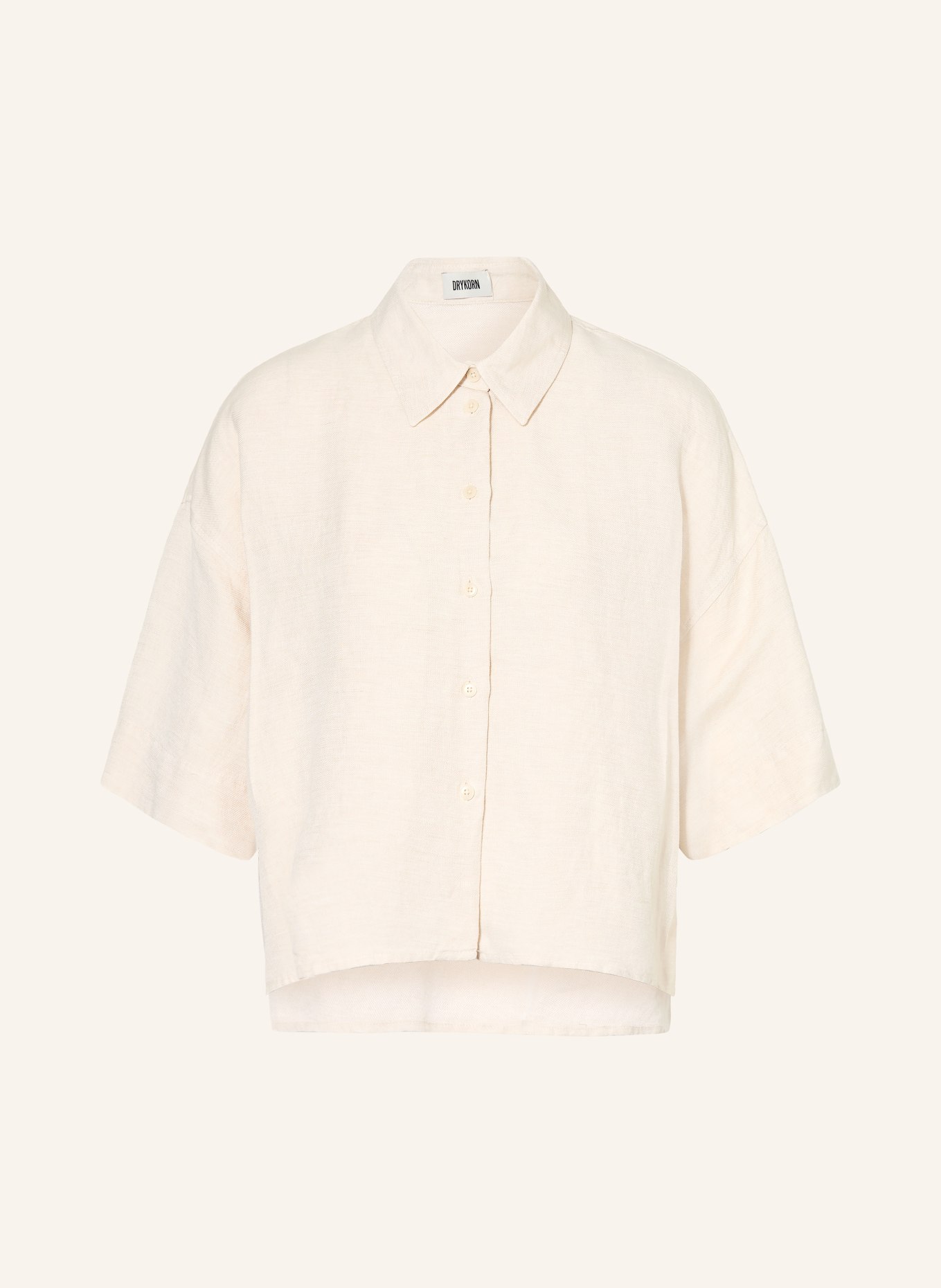 DRYKORN Chemisier YARIKA en lin: BEIGE