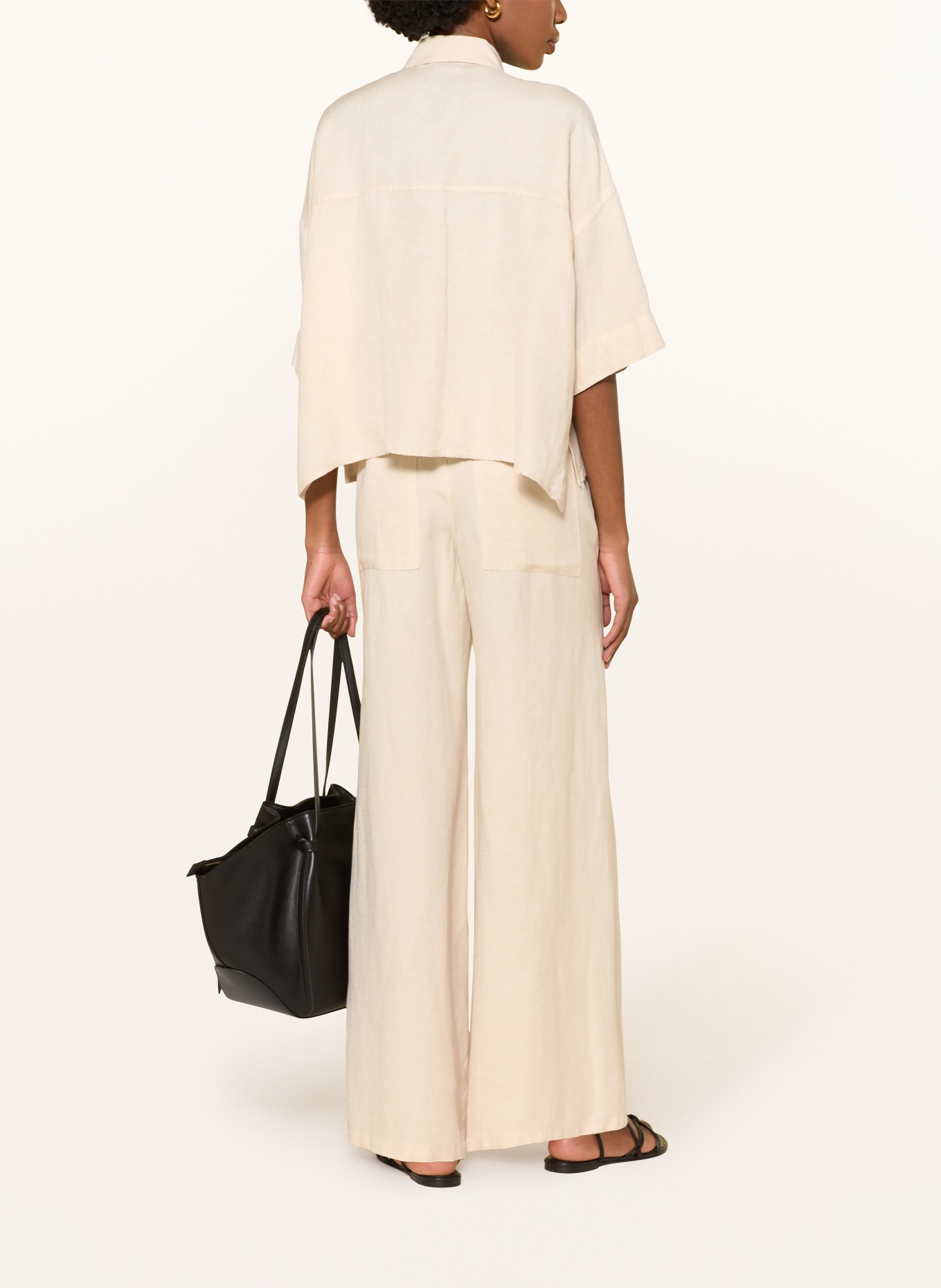 DRYKORN Chemisier YARIKA en lin: BEIGE