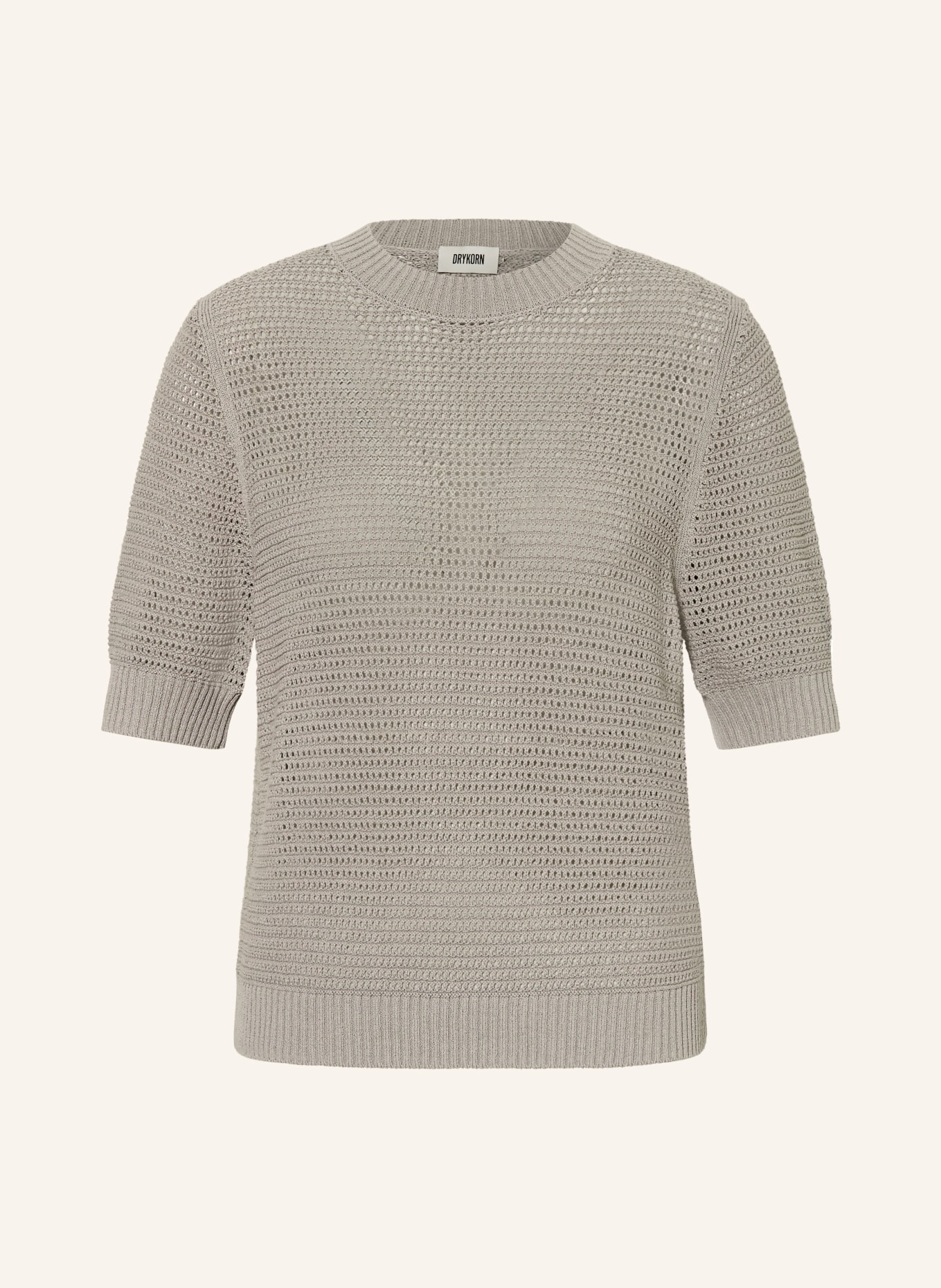 DRYKORN Strickshirt SANIDY: GRAU