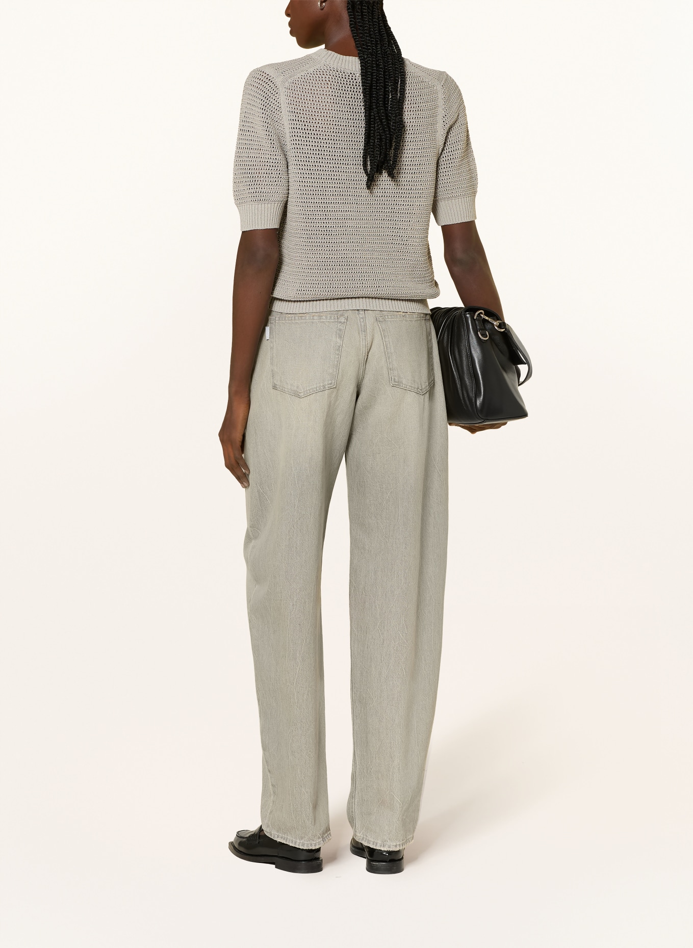 DRYKORN Strickshirt SANIDY: GRAU