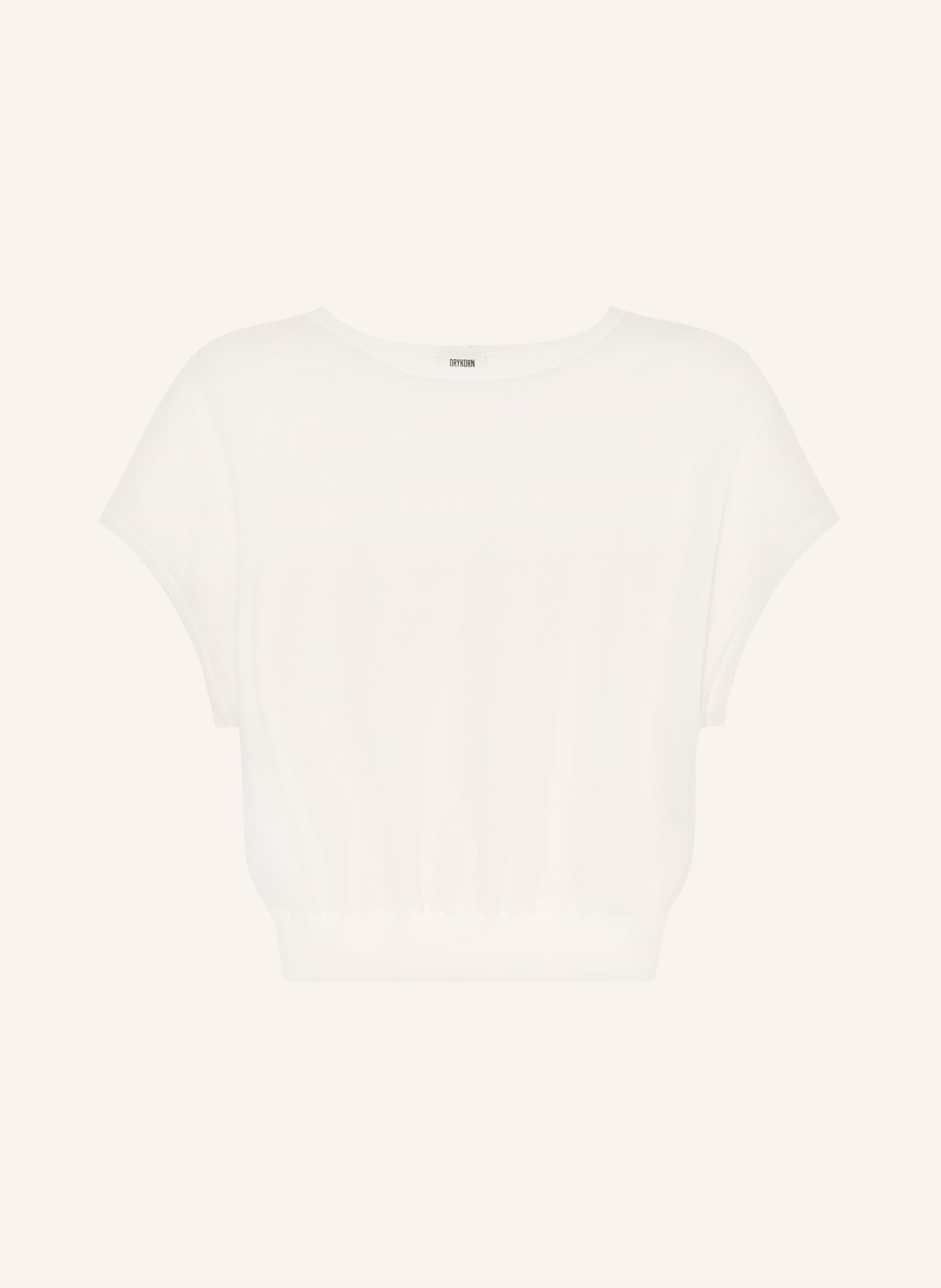 DRYKORN Gebreid shirt GERLOTTA: WIT