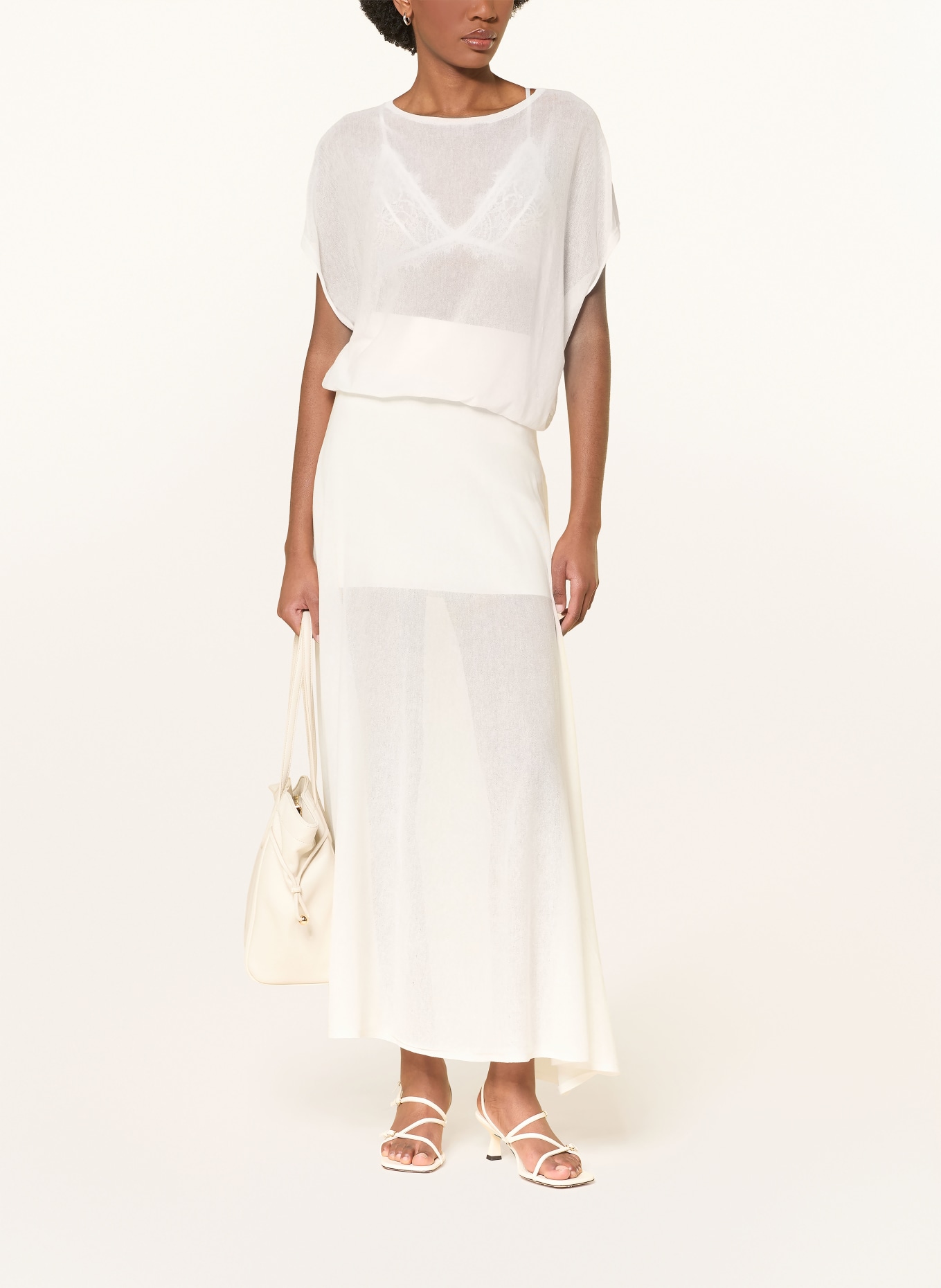 DRYKORN Gebreid shirt GERLOTTA: WIT