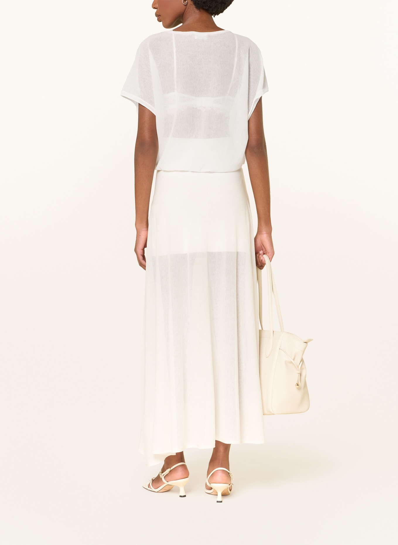 DRYKORN Gebreid shirt GERLOTTA: WIT