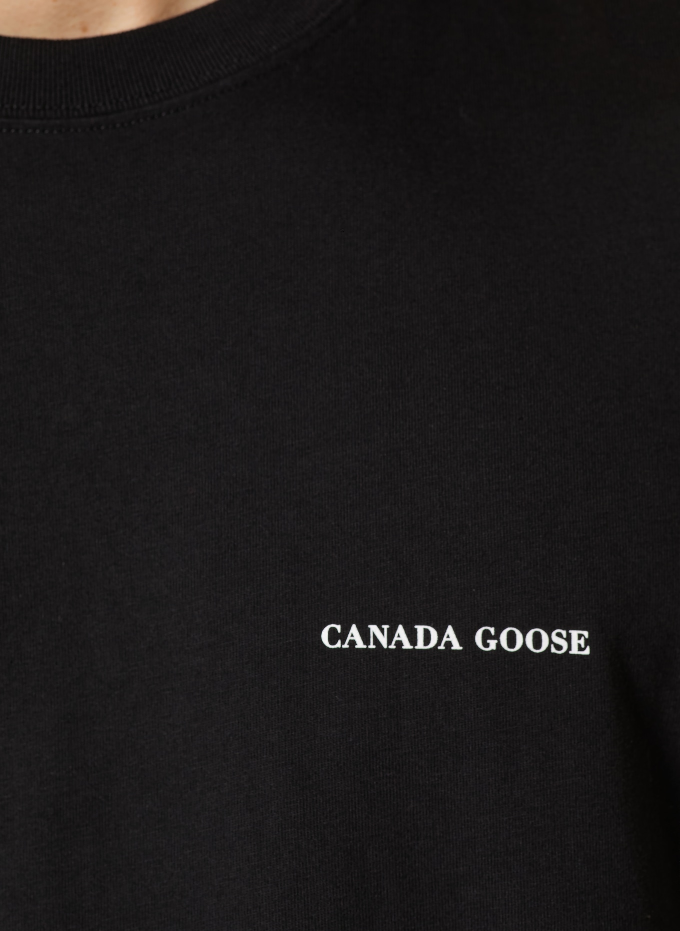 CANADA GOOSE Koszulka NOVO: CZARNY