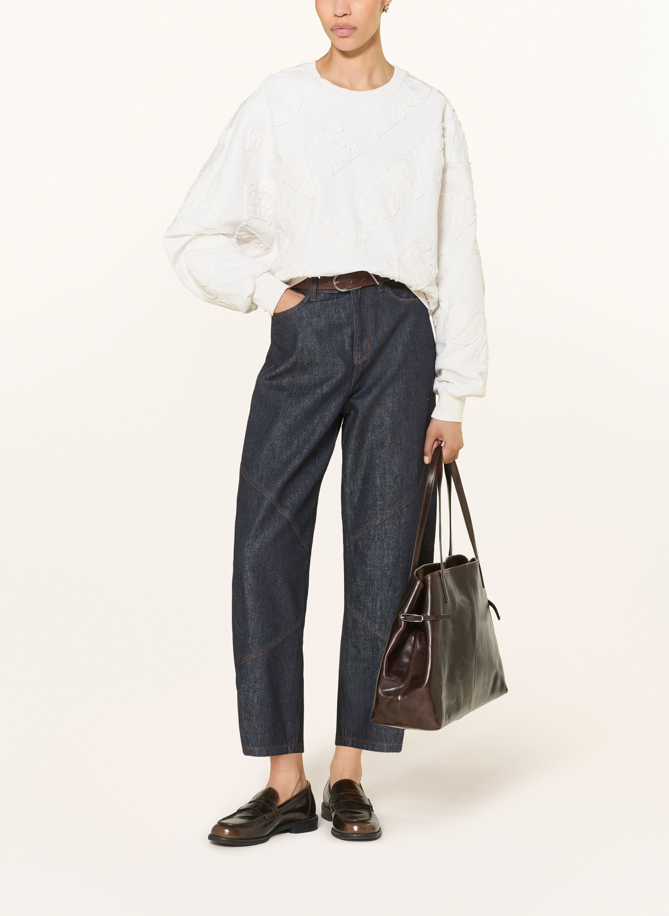 DRYKORN Barrel Jeans SWORE: 3000 blau