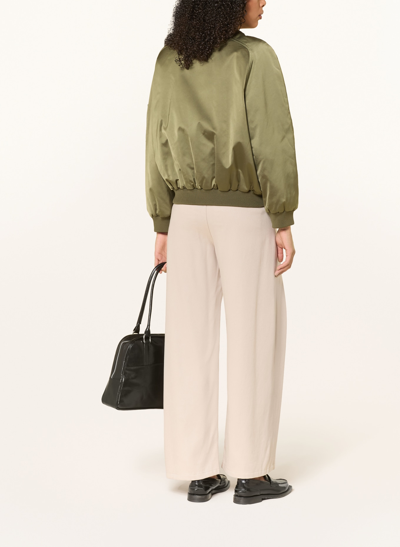DRYKORN Blouson en satin BRAYS: OLIVE