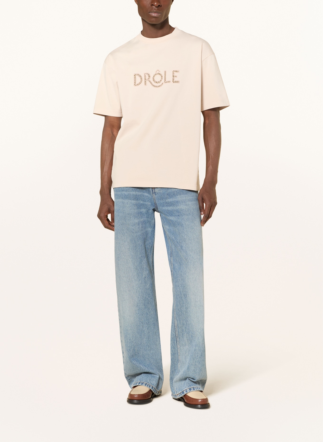 DRÔLE DE MONSIEUR T-shirt: CREAM