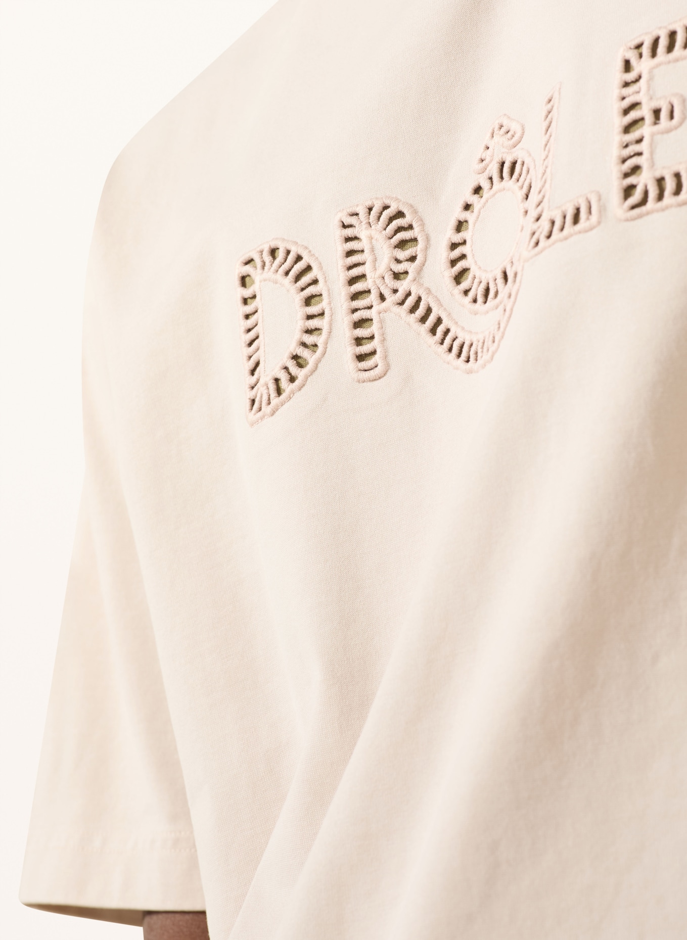 DRÔLE DE MONSIEUR T-shirt: CREAM