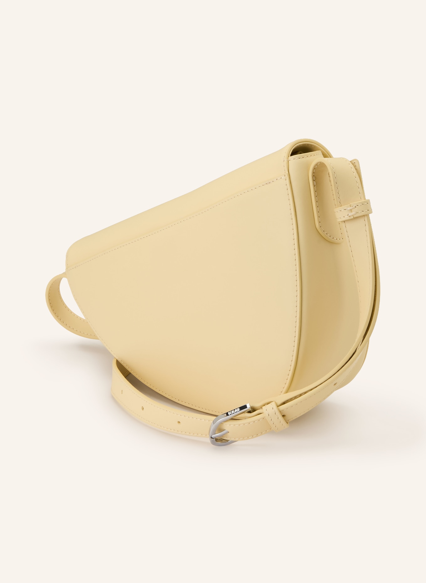 KAAI Sac à bandoulière REBEL: JAUNE CLAIR / ARGENT