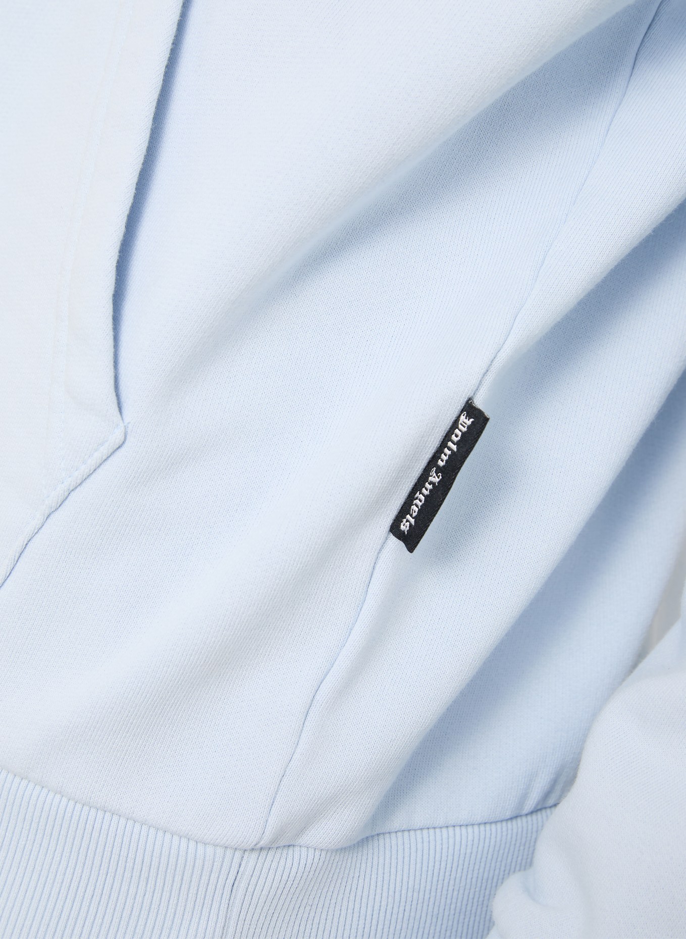 Palm Angels Oversized hoodie: LICHTBLAUW / WIT