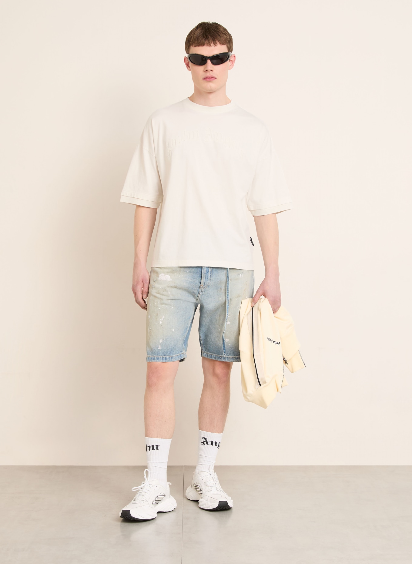 Palm Angels T-shirt: ECRU