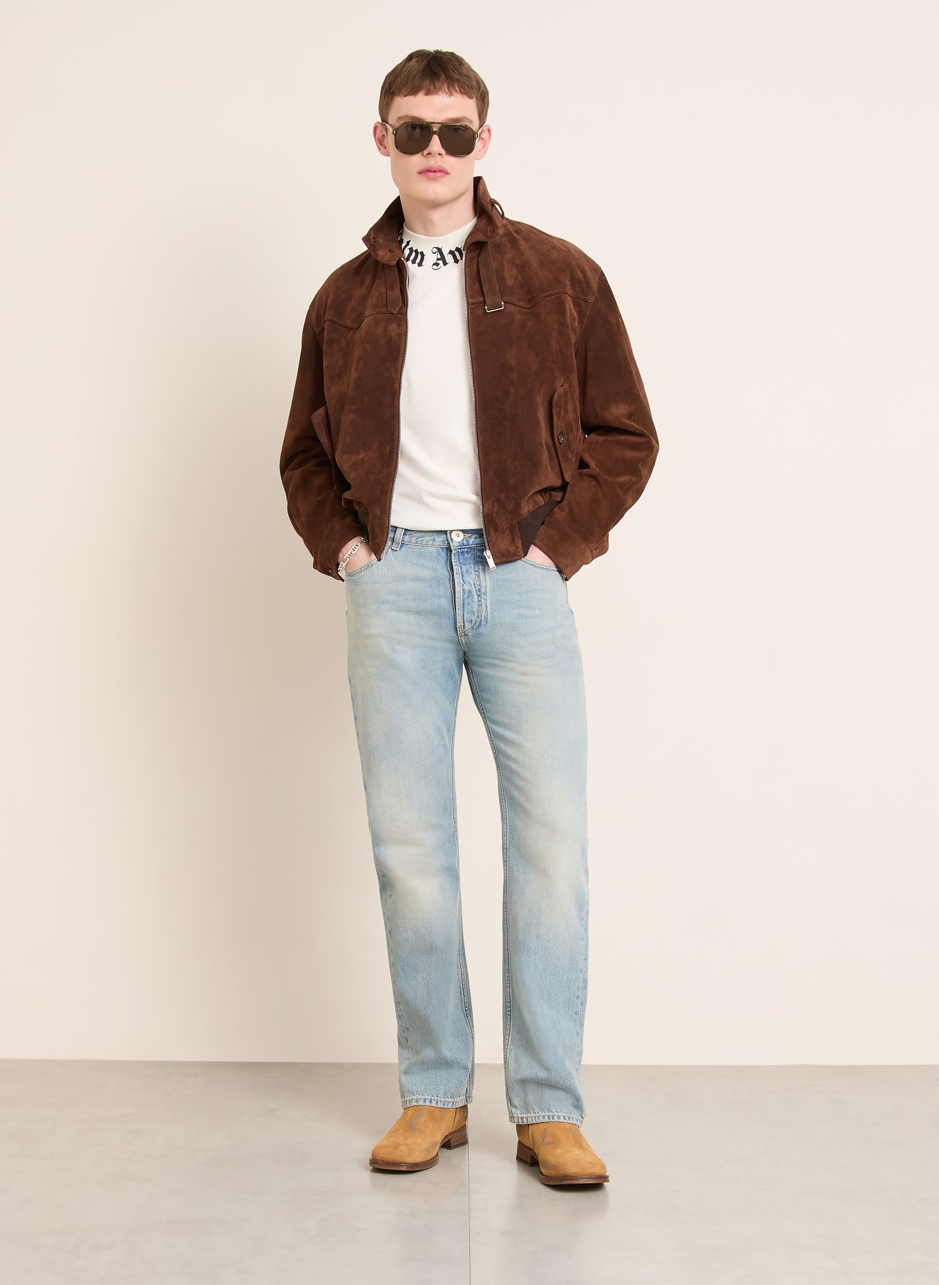 Palm Angels T-shirt: CRÈME