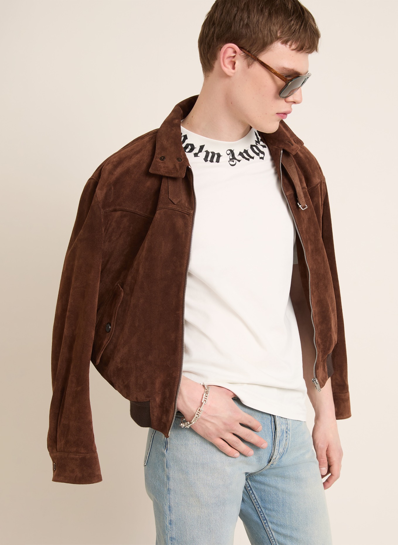 Palm Angels T-shirt: CRÈME