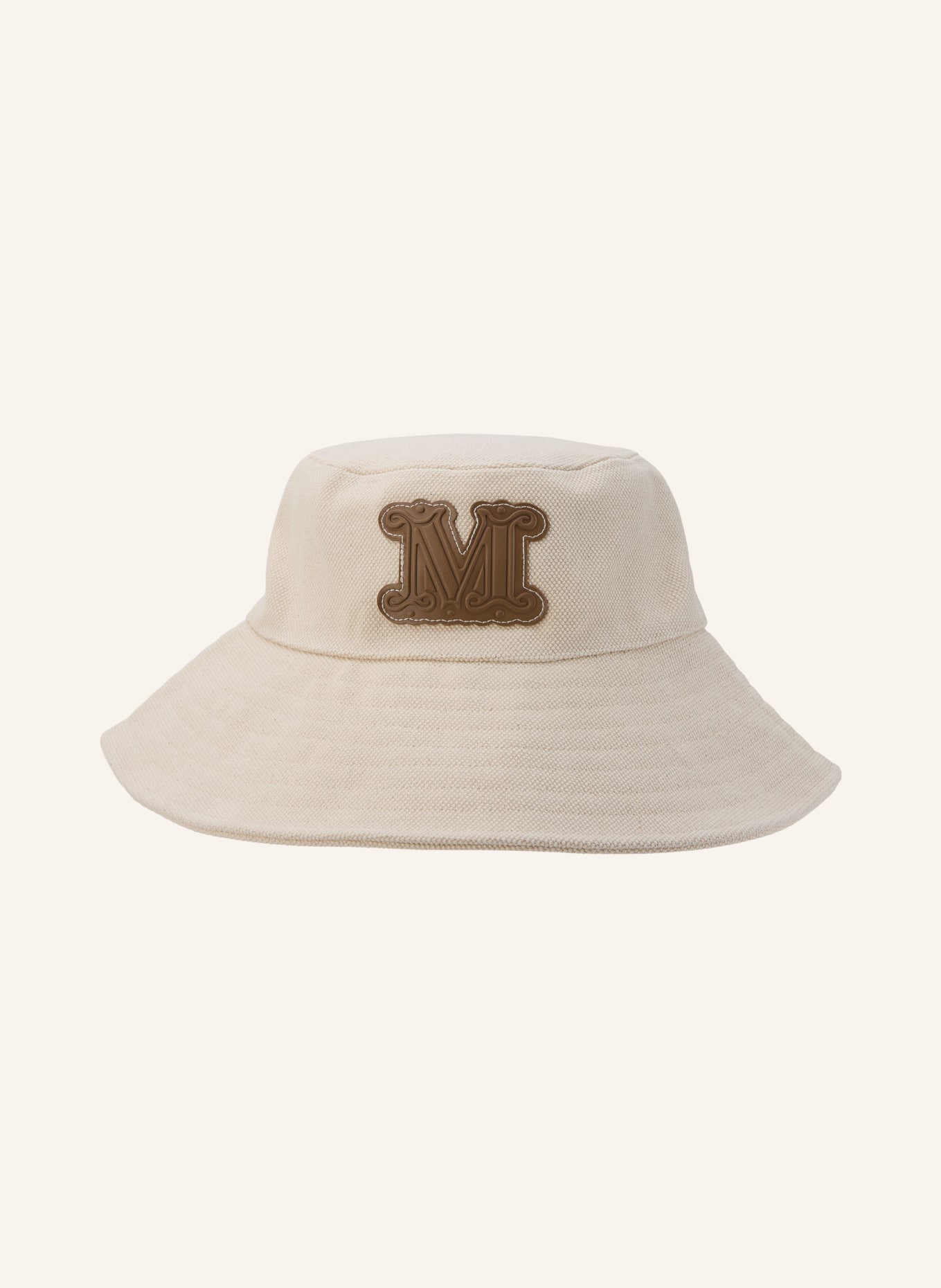 Max Mara BEACHWEAR Bucket-Hat GONDOLA: ECRU / BRAUN
