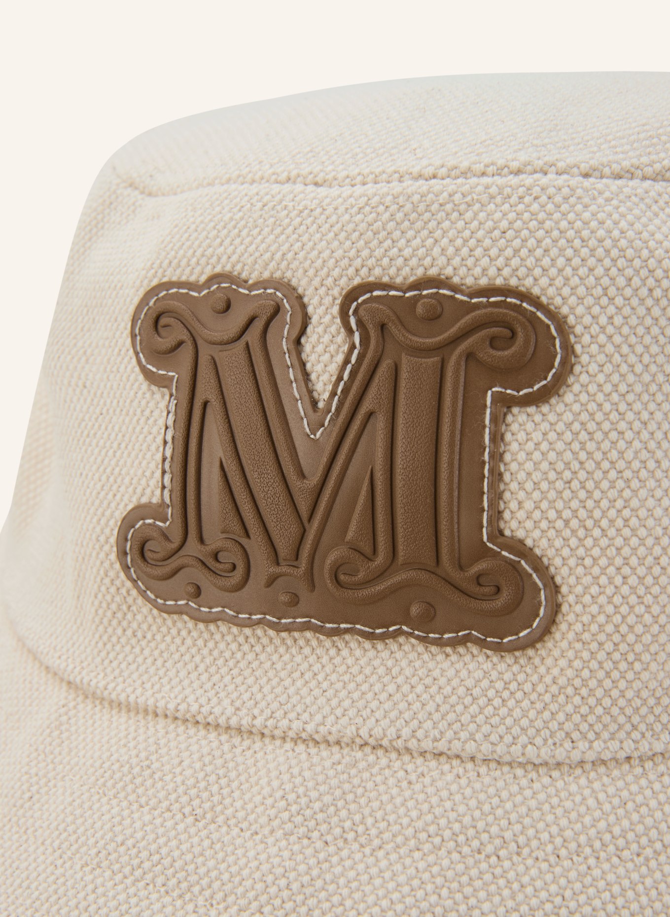 Max Mara BEACHWEAR Bucket-Hat GONDOLA: ECRU / BRAUN