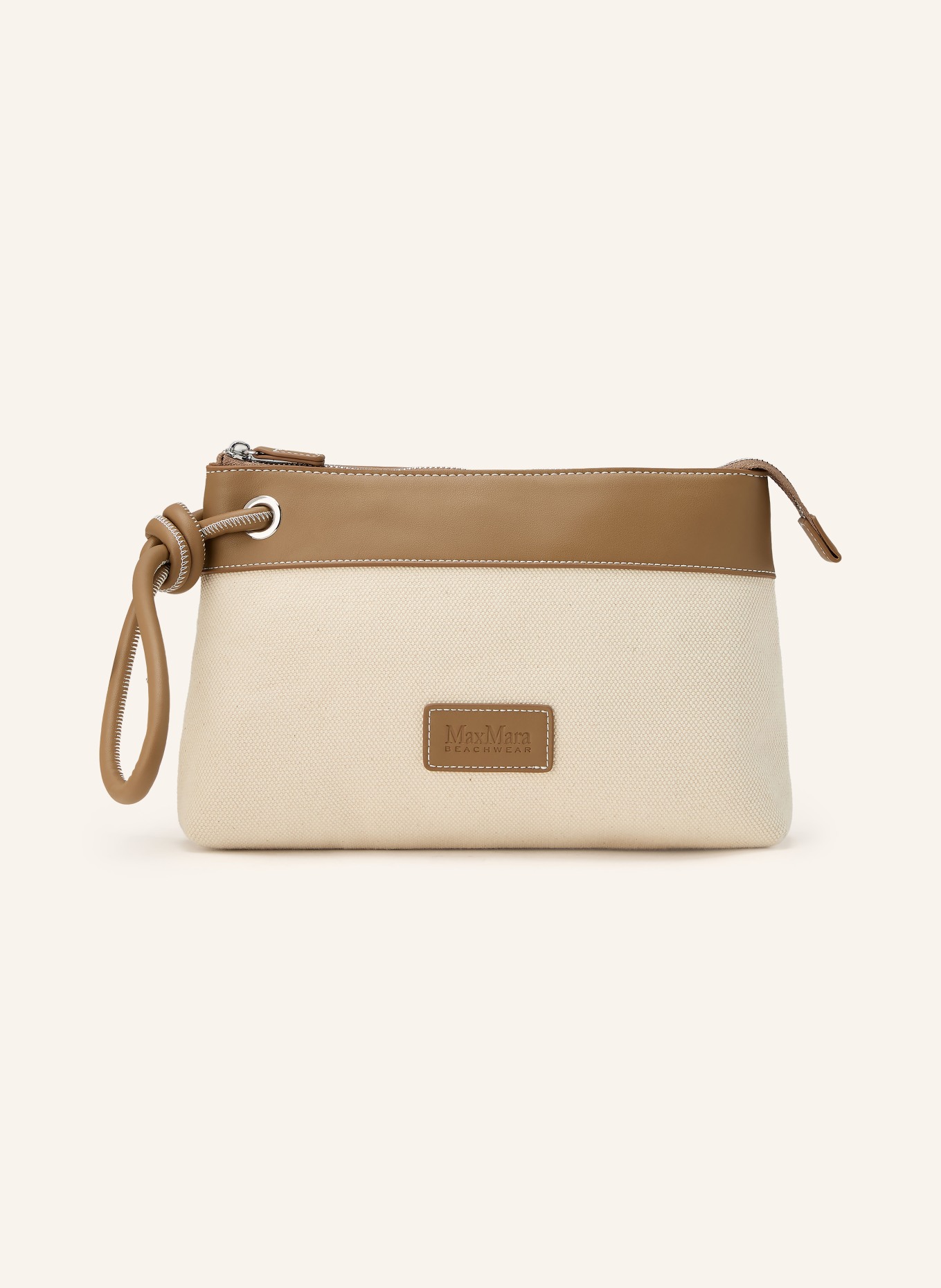 Max Mara BEACHWEAR FRISIA beach bag: BEIGE / BROWN