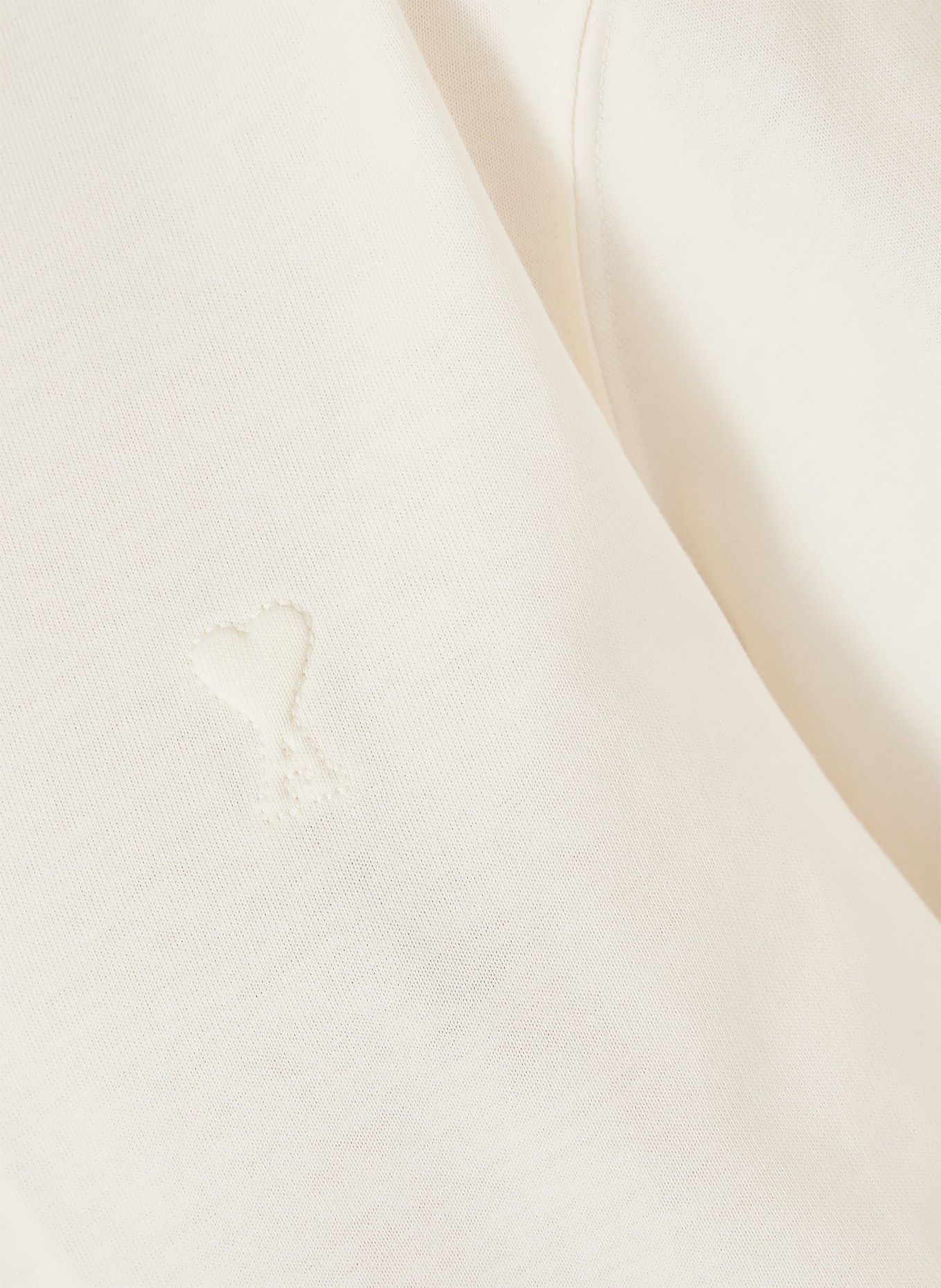 AMI PARIS T-Shirt: CREME