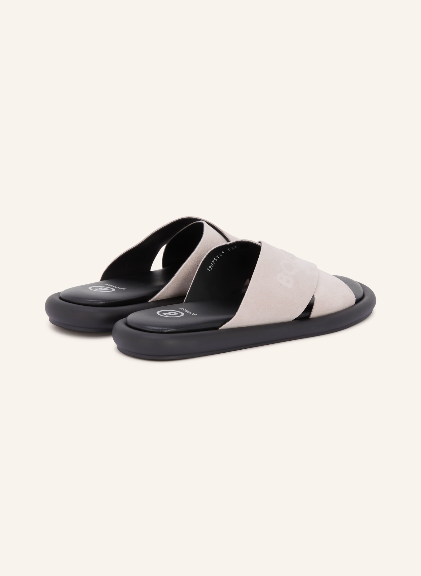 BOGNER Pantoletten PORTOFINO: HELLGRAU