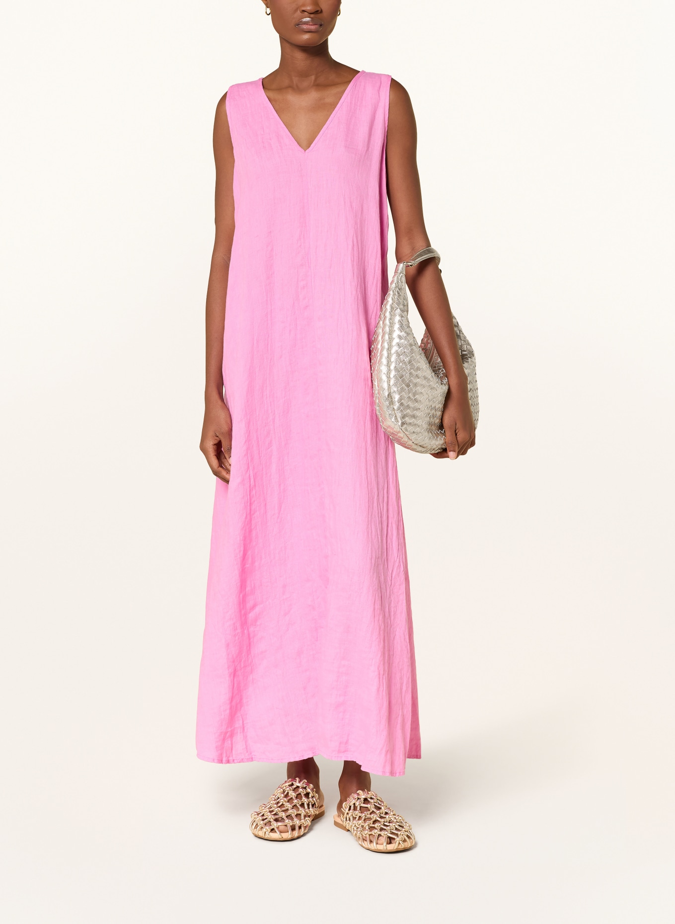 TONNO & PANNA Linen dress: PINK