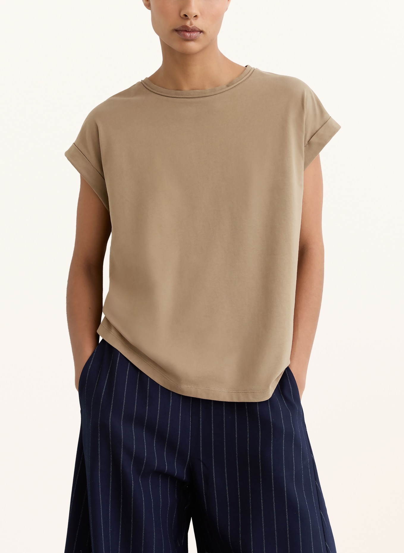 REISS T-shirt TOMMIE: TAUPE