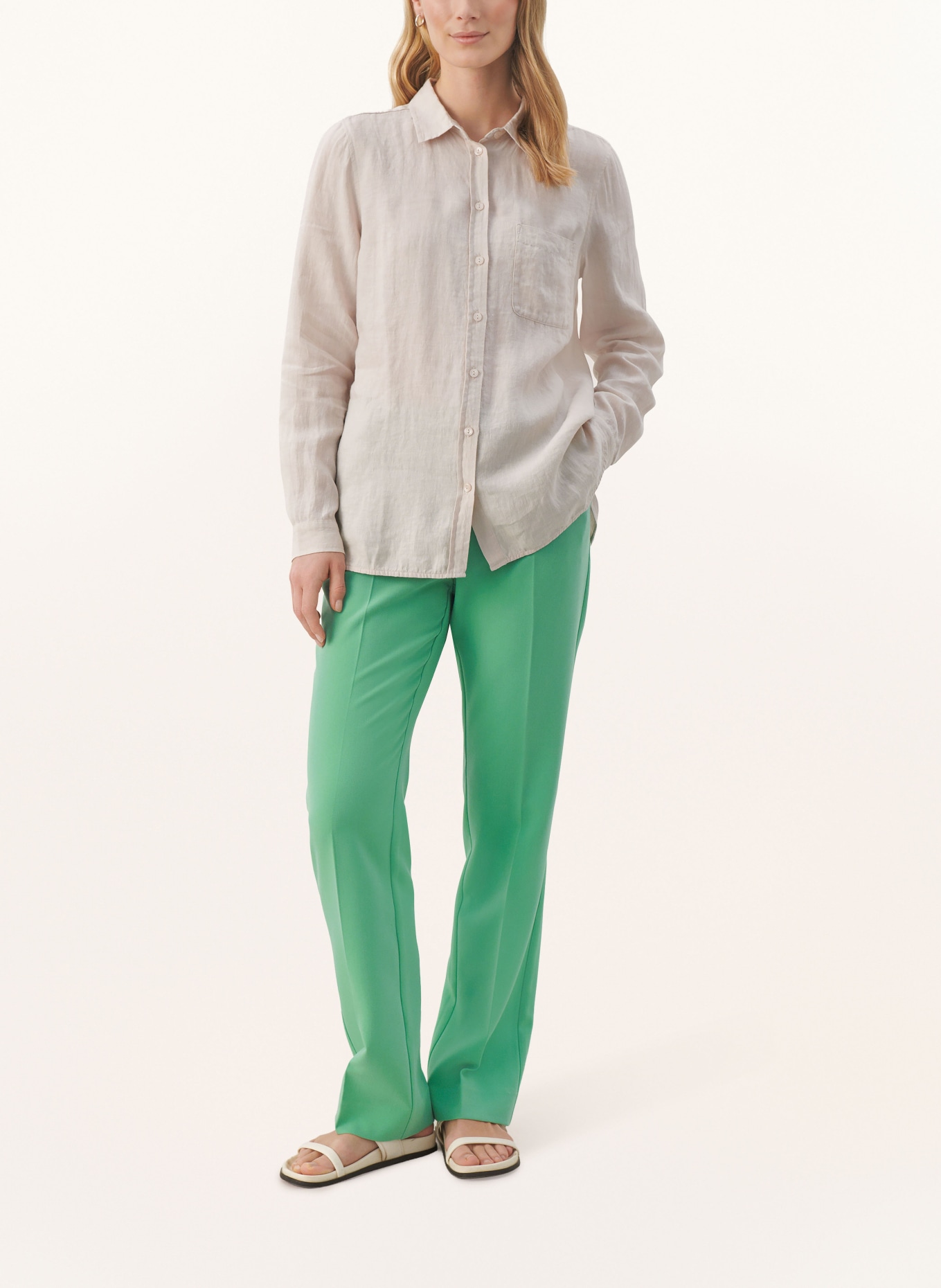 Part Two Hemdbluse KIVASPW aus Leinen: BEIGE