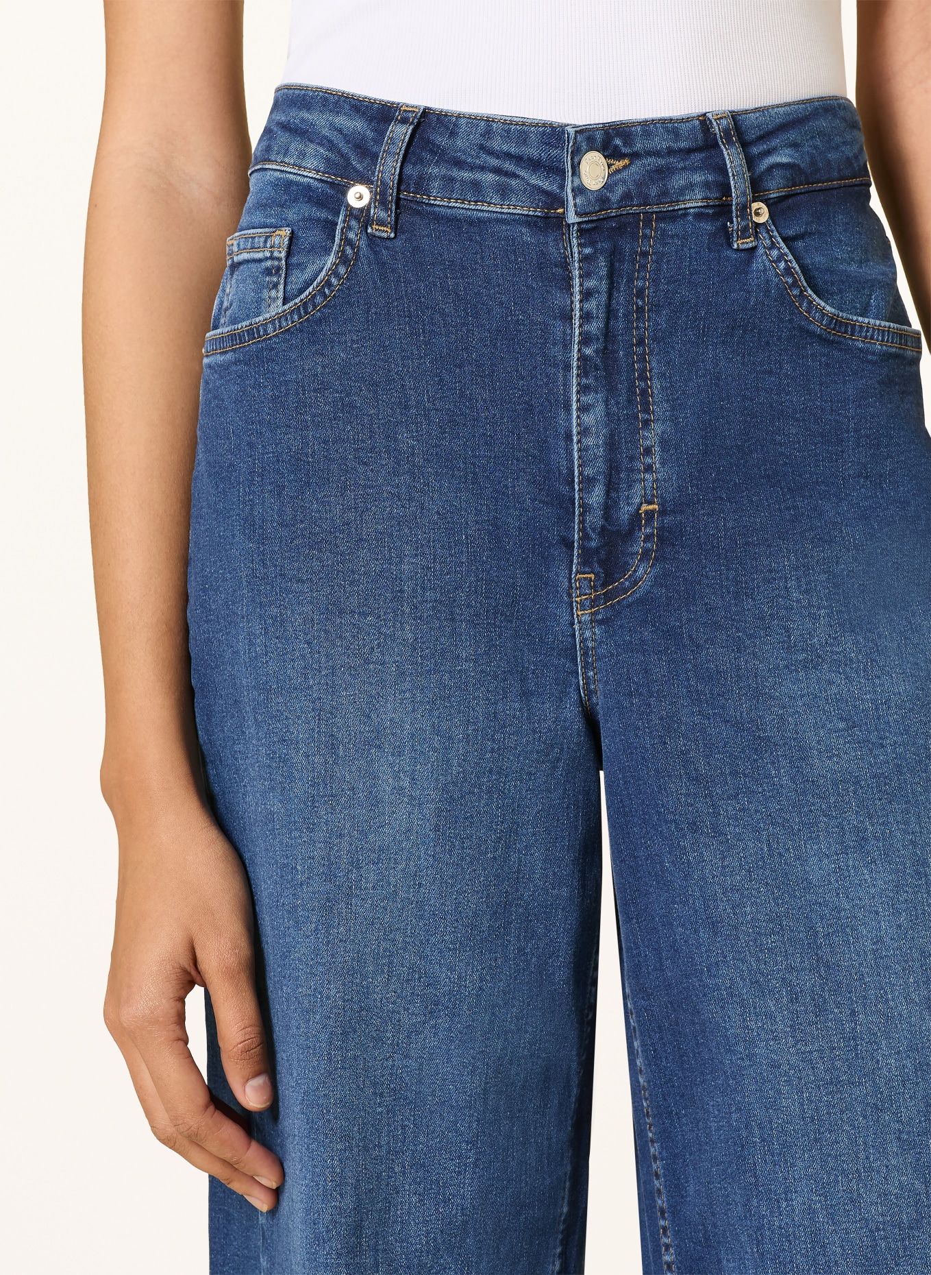 Part Two Barrel Jeans ADELENAPW: 300157 Medium Dark Blue Denim