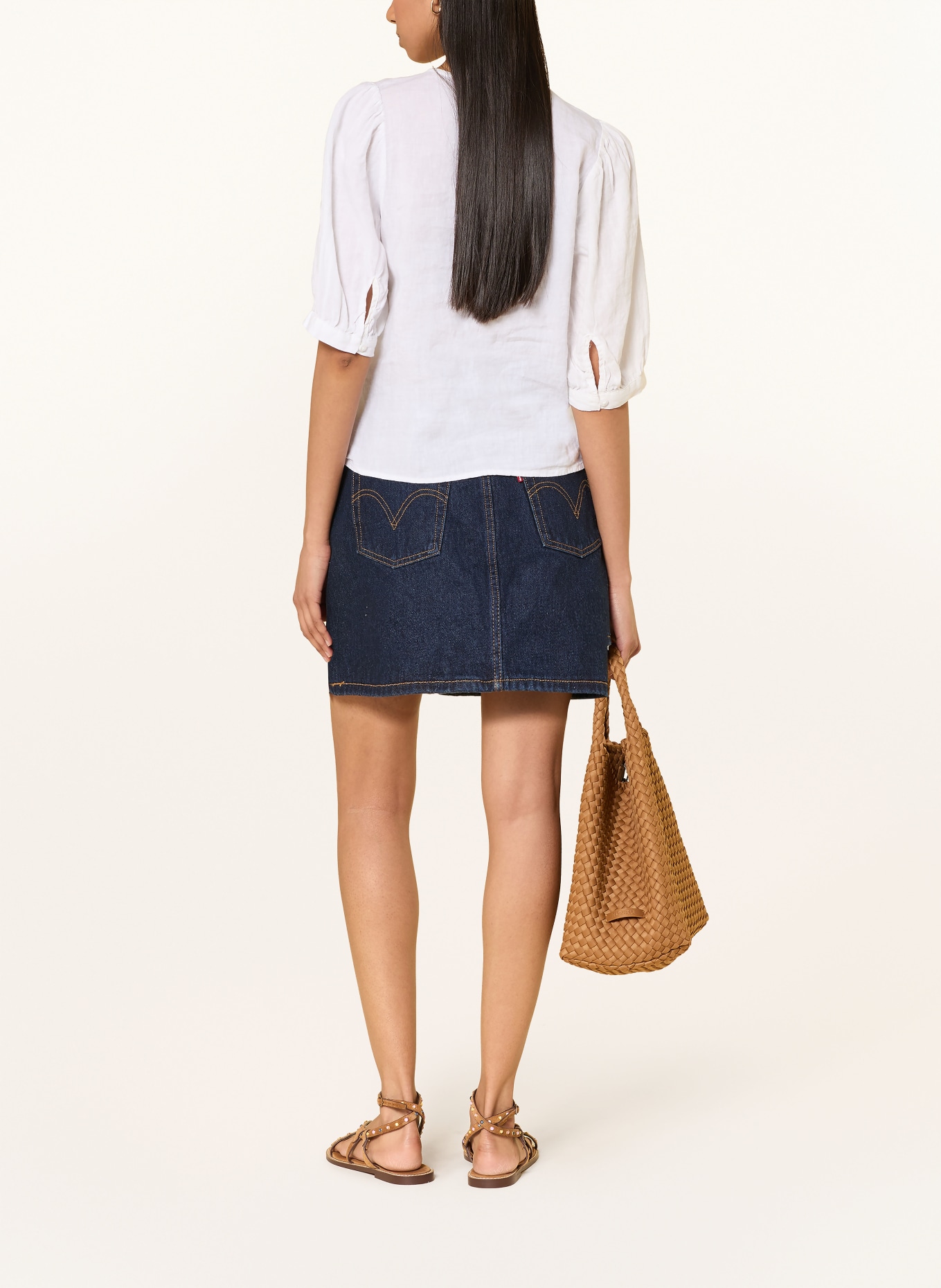 Part Two Linnen blouse AZRAPW: WIT