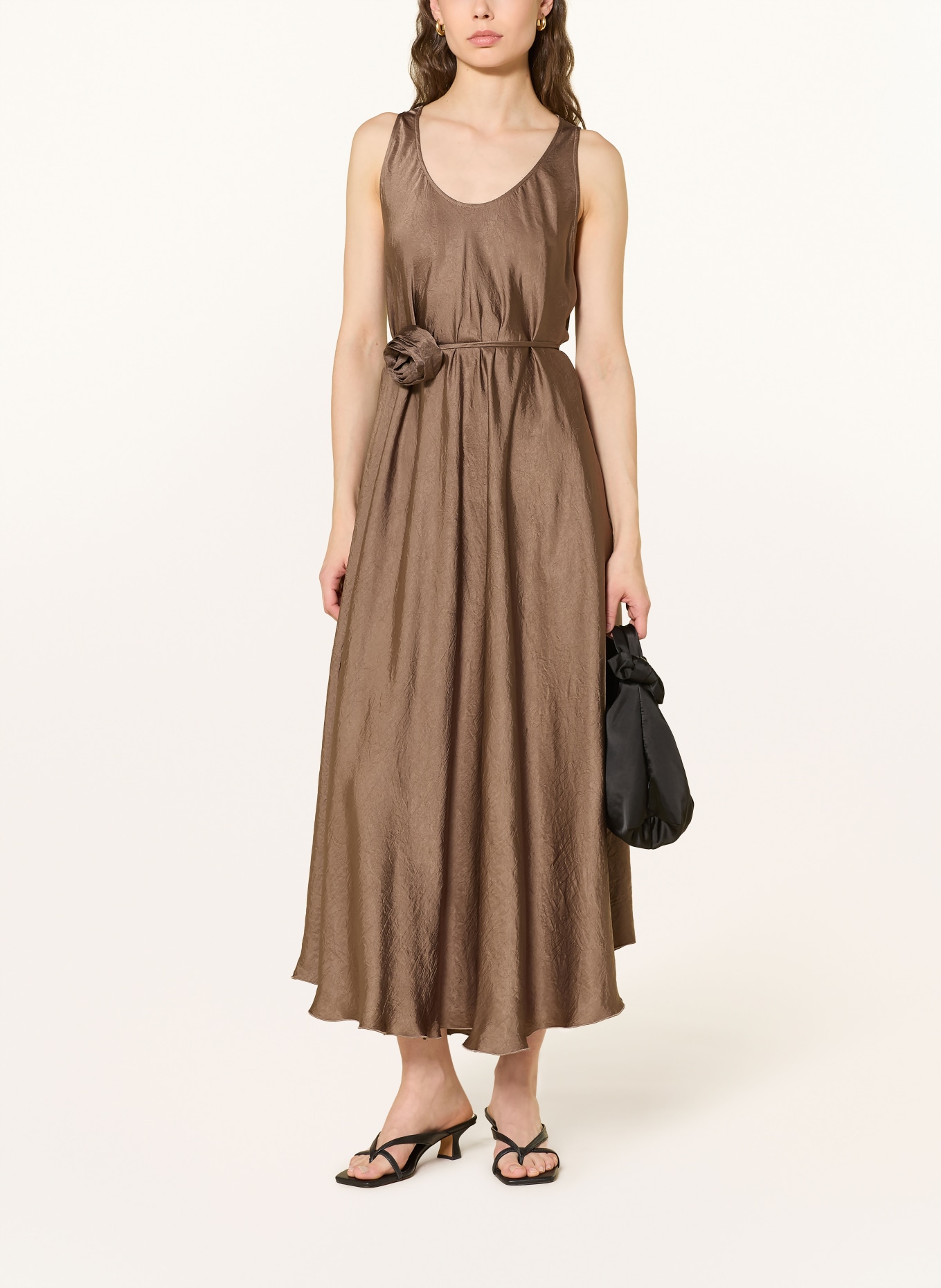 MARELLA Satinkleid: TAUPE