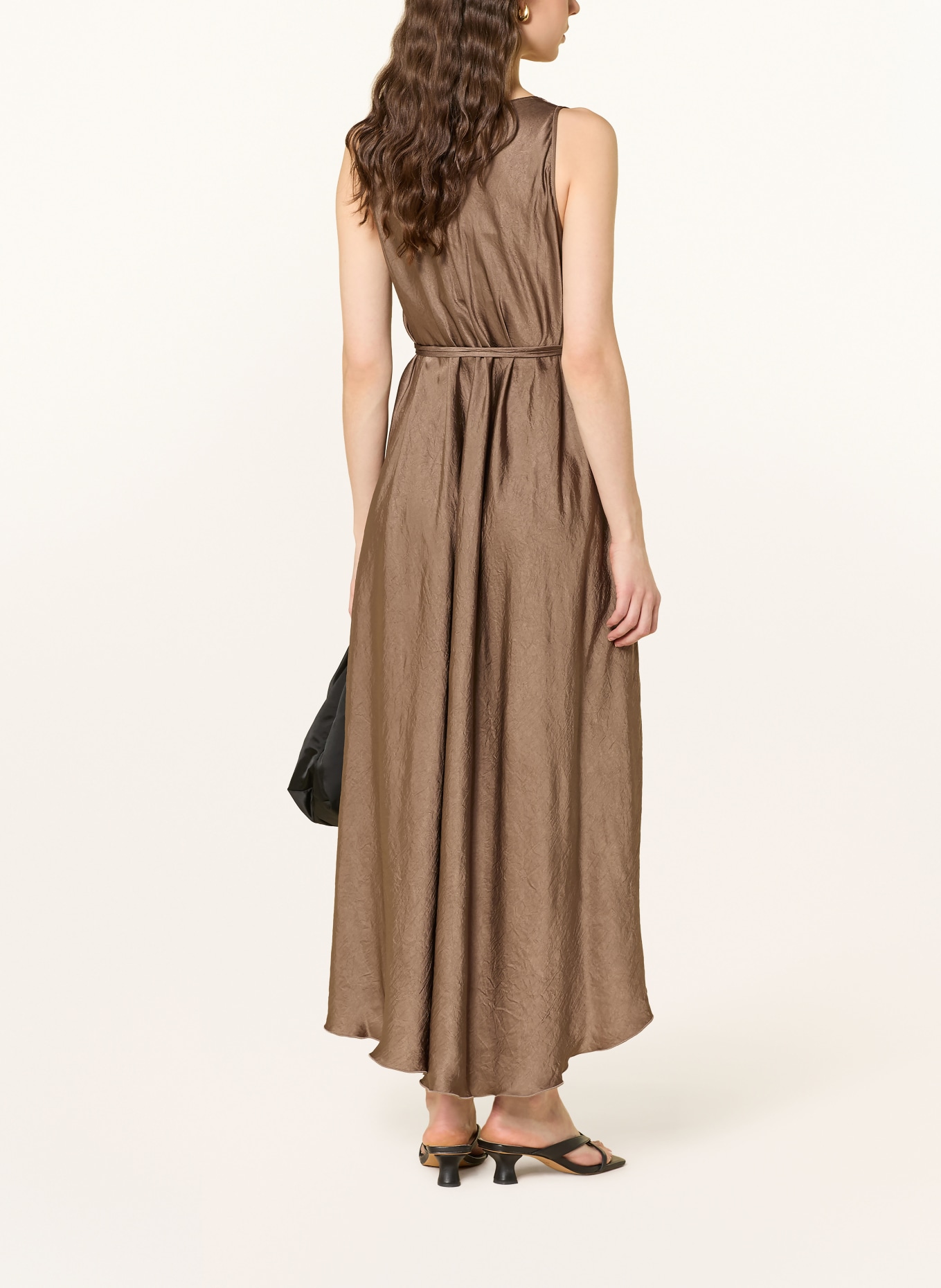 MARELLA Satinkleid: TAUPE