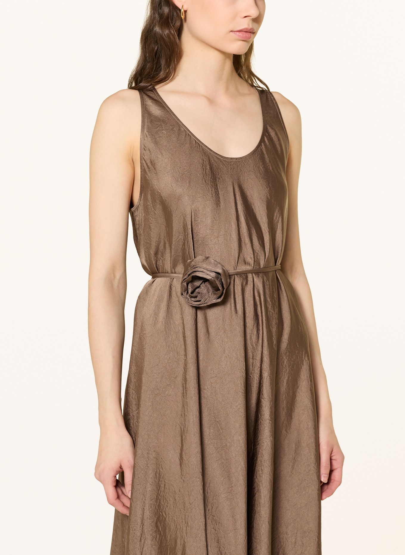 MARELLA Satinkleid: TAUPE