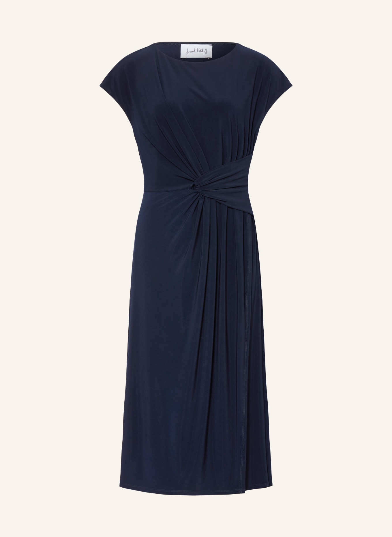 Joseph Ribkoff Wrap-style jersey dress: DARK BLUE