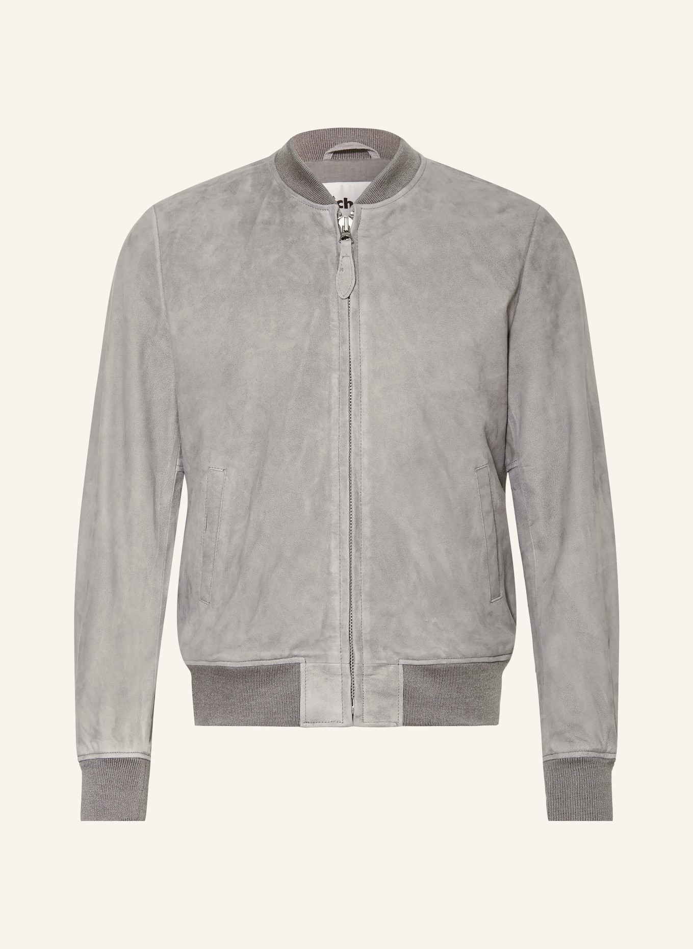 Schott NYC blouson en cuir: GRIS