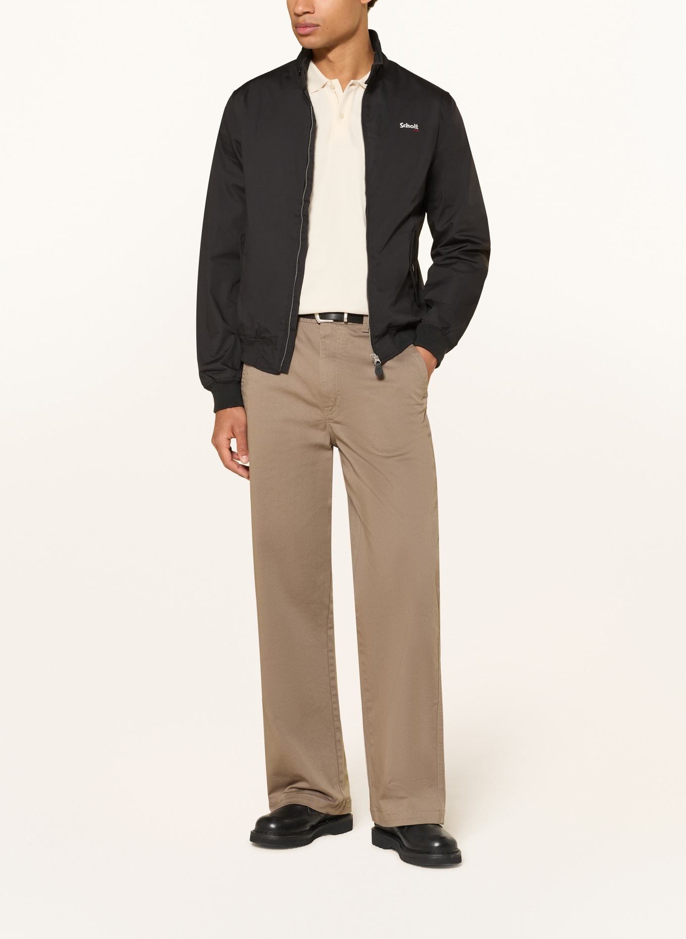 Schott NYC Blouson: SCHWARZ