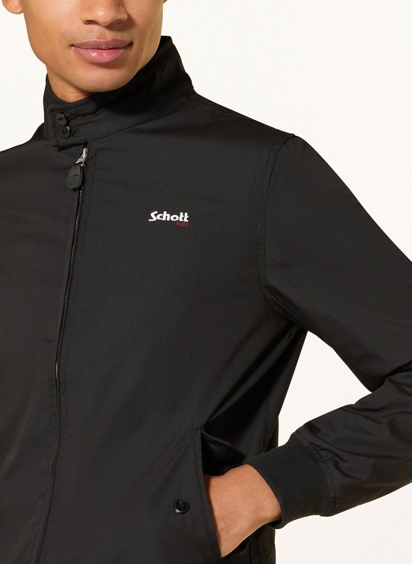 Schott NYC Blouson: SCHWARZ