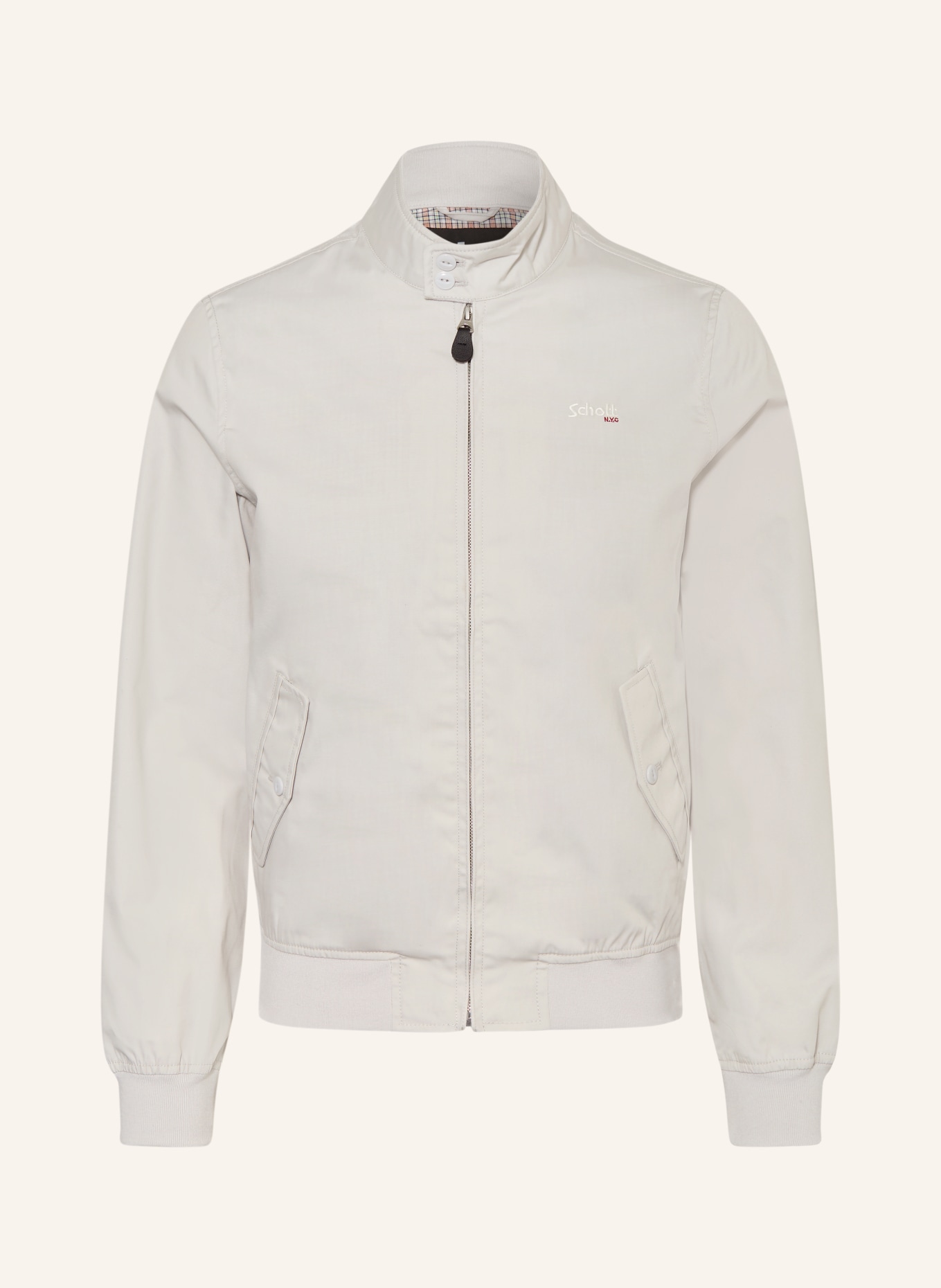 Schott NYC Blouson: HELLGRAU
